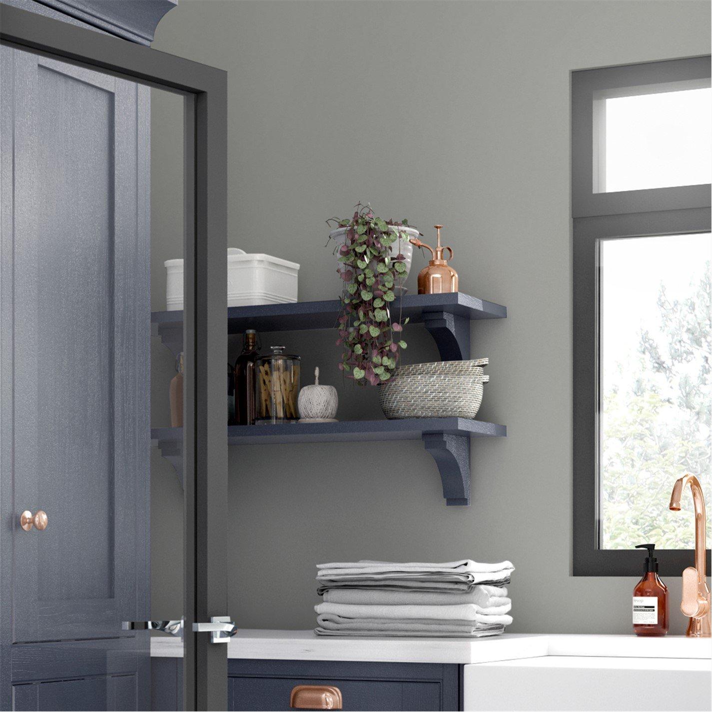 Steel - Laura Ashley - Steel Paint Kitchen and Bathroom 2.5L - 2