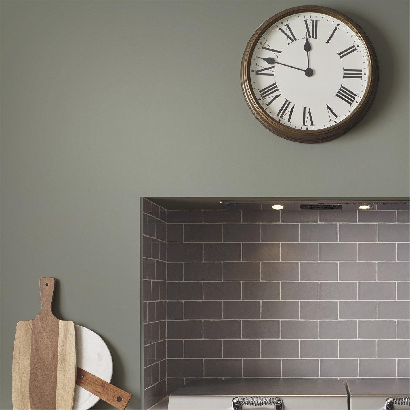 Grey Green - Laura Ashley - Grey Green Paint Kitchen and Bathroom 2.5L - 2