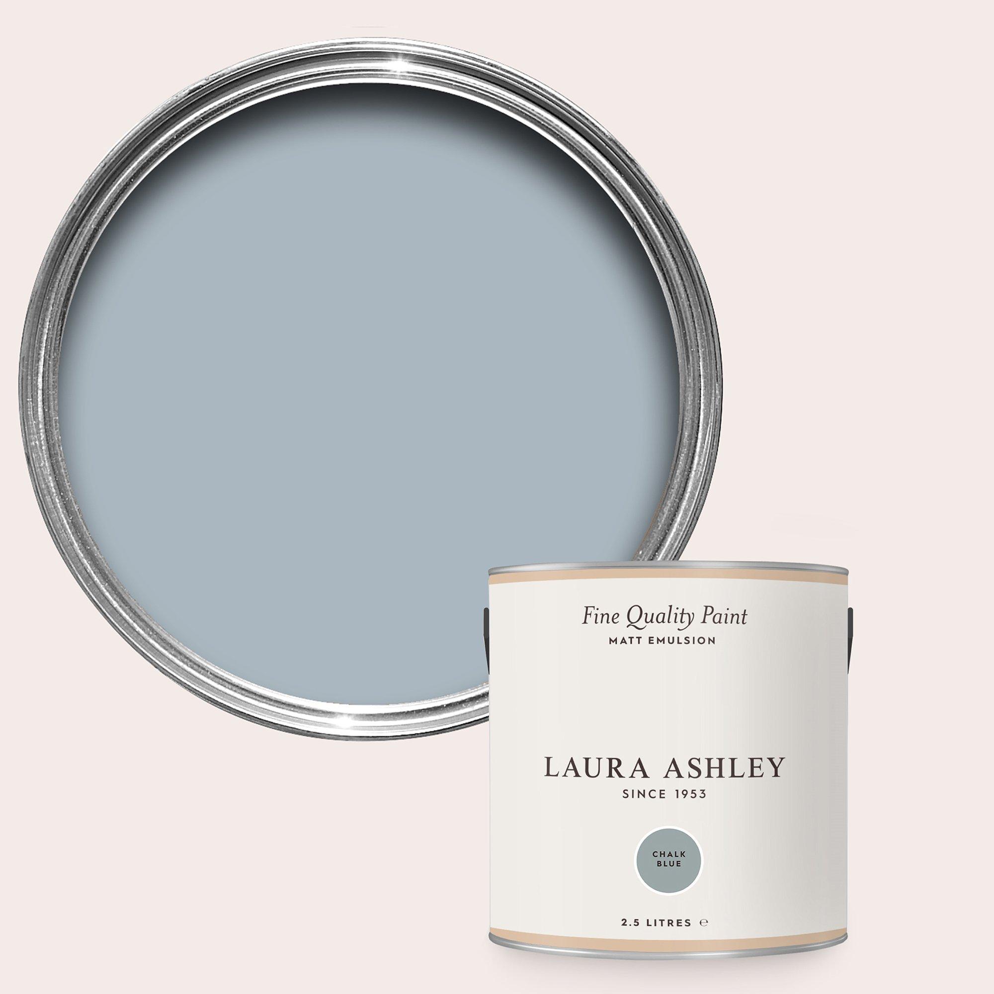 Chalk Blue - Laura Ashley - Chalk Blue Paint Kitchen and Bathroom 2.5L - 1