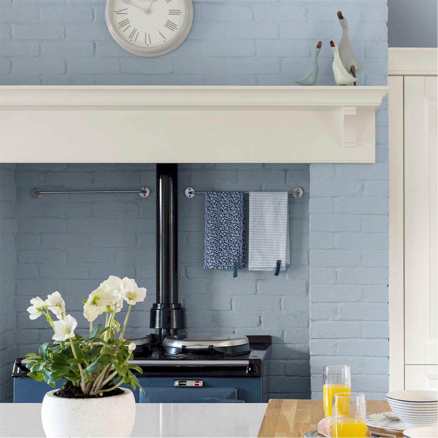 Chalk Blue - Laura Ashley - Chalk Blue Paint Kitchen and Bathroom 2.5L - 2