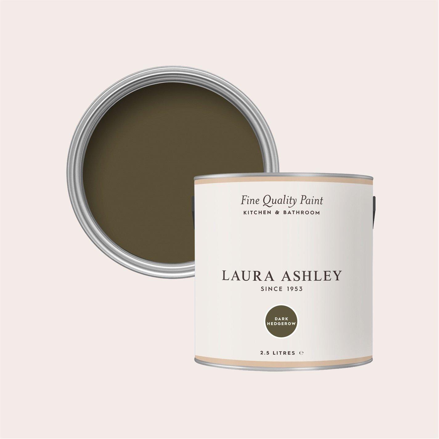 Dark Hedgerow - Laura Ashley - Dark Hedgerow Paint Kitchen and Bathroom 2.5L - 1