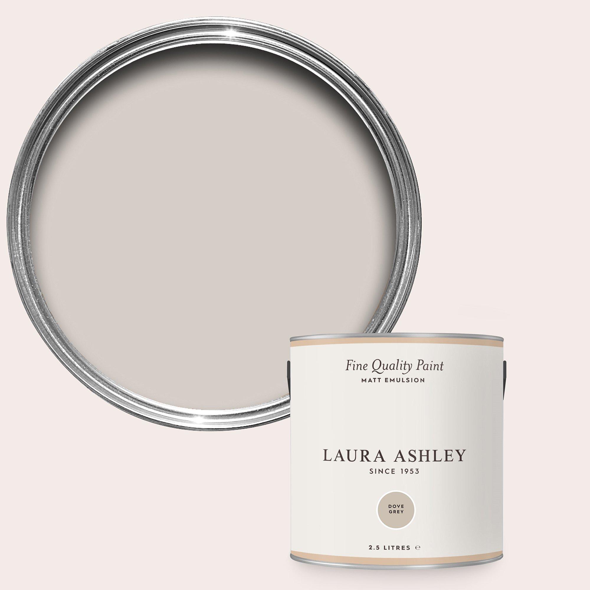 Dove Grey - Laura Ashley - Dove Grey Paint Kitchen and Bathroom 2.5L - 1