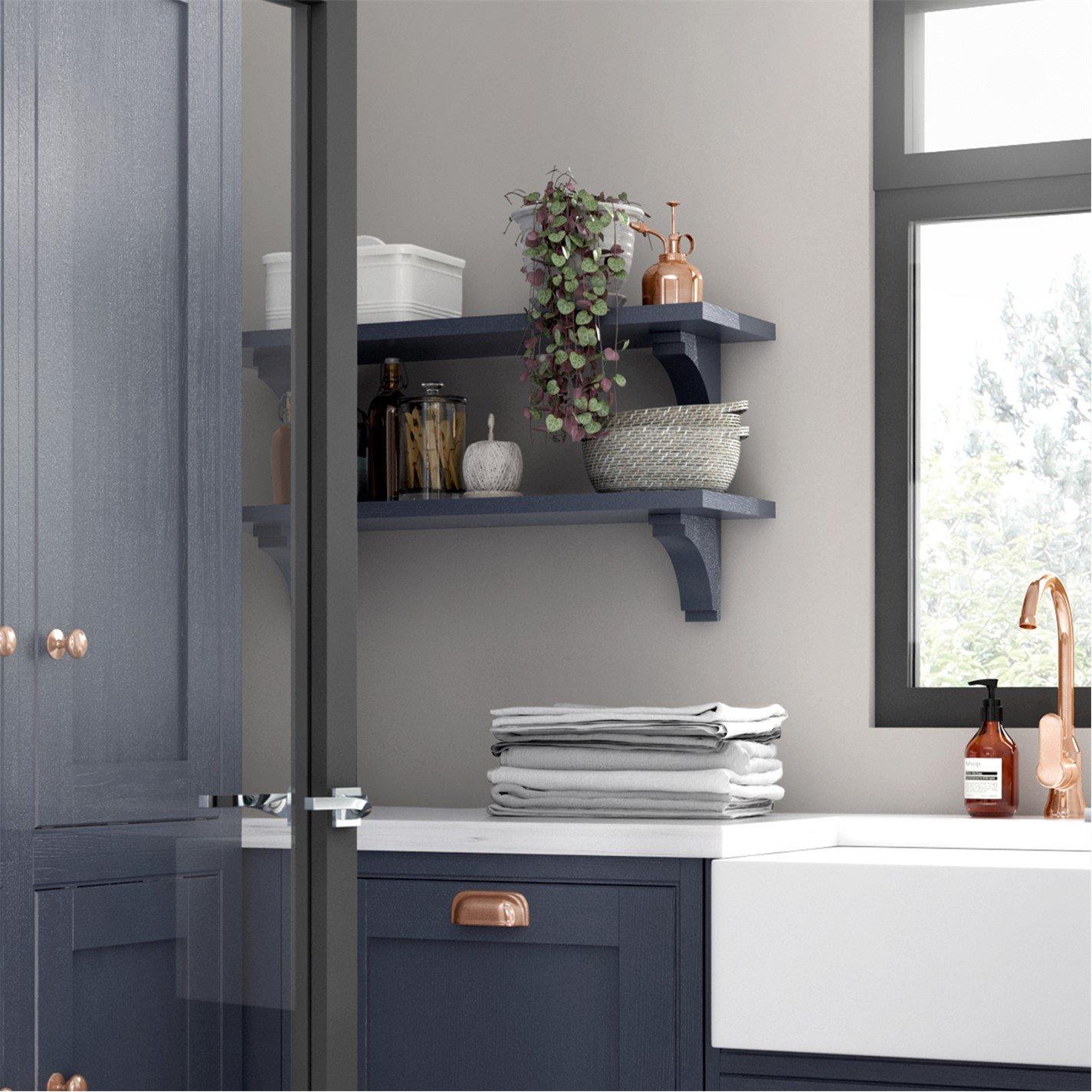 Dove Grey - Laura Ashley - Dove Grey Paint Kitchen and Bathroom 2.5L - 2