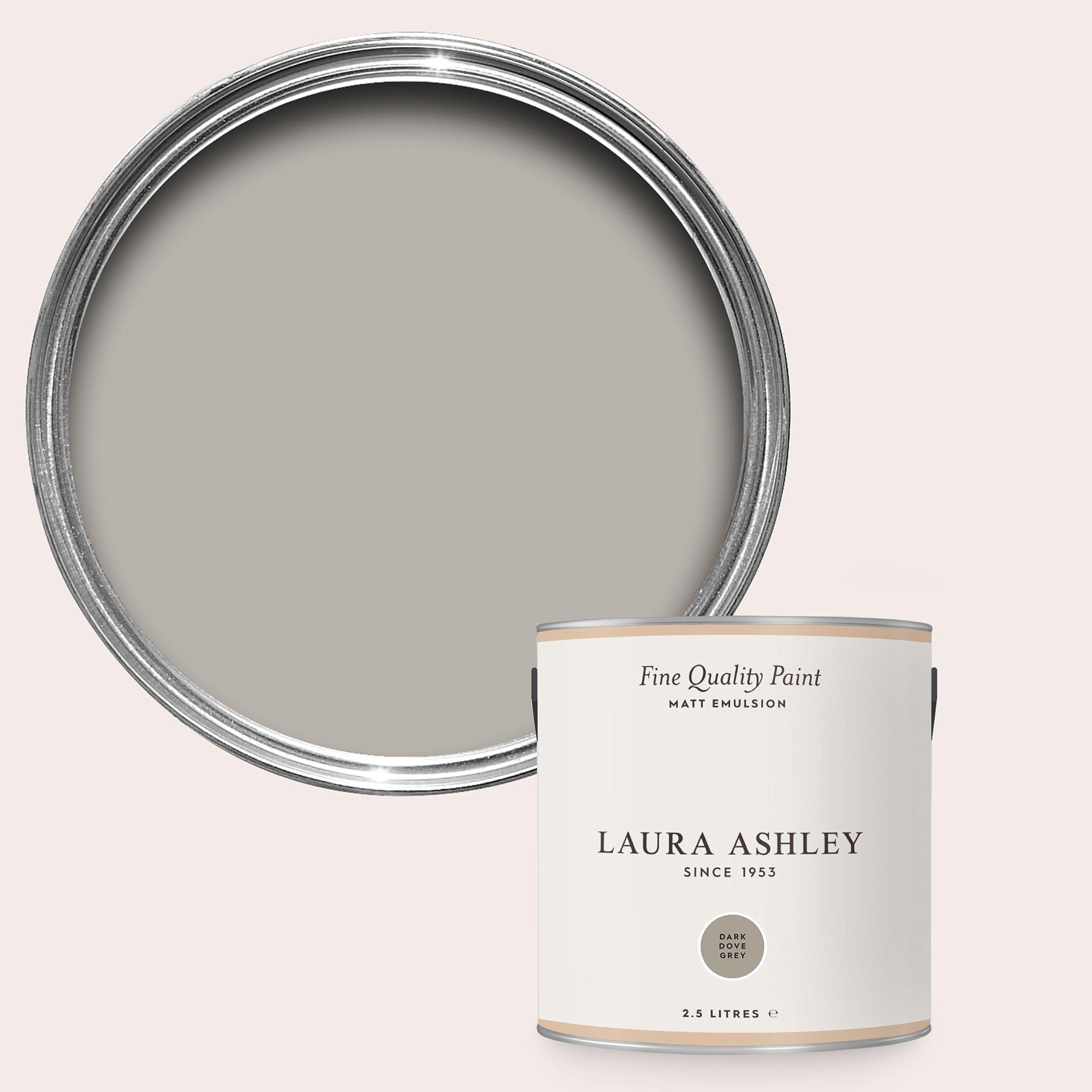 Dark Dove Grey - Laura Ashley - Dark Dove Grey Paint Kitchen and Bathroom 2.5L - 1