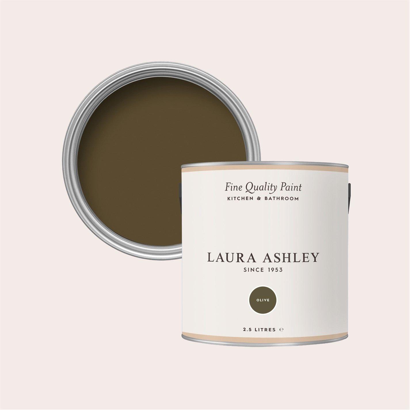 Laura Ashley  Paint Kitchen And Bathroom 2.5L Olive - 2.5L