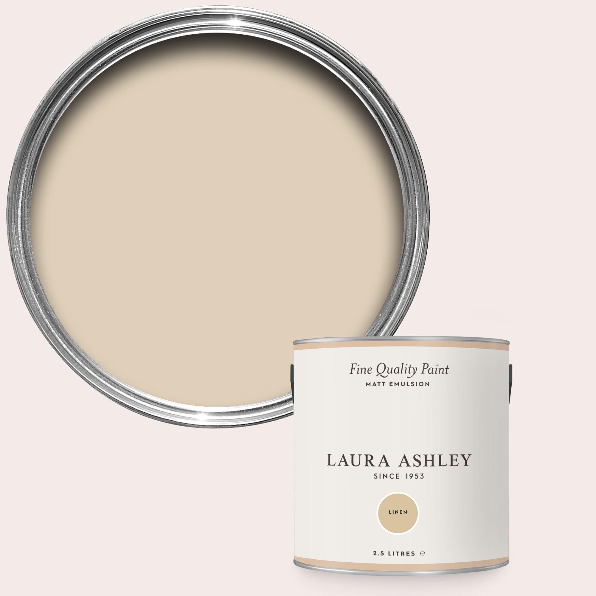 Laura Ashley  Paint Kitchen And Bathroom 2.5L Linen - 2.5L