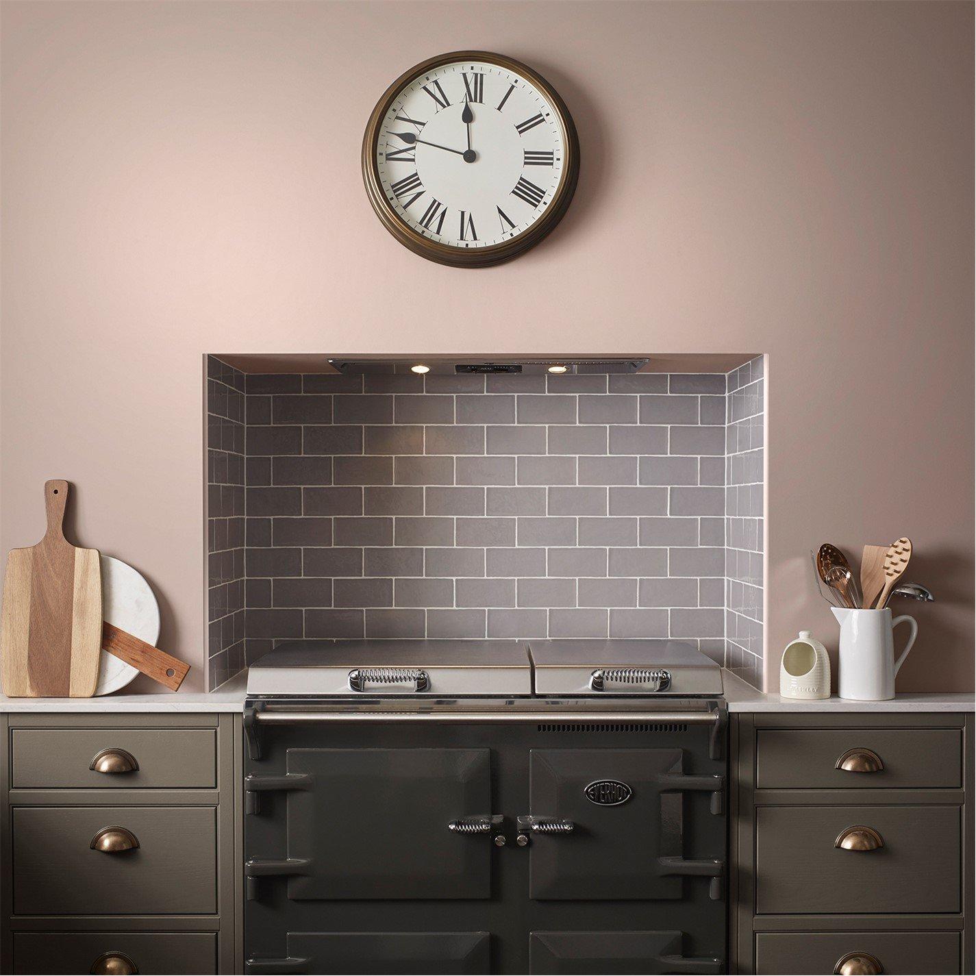 Plaster Pink - Laura Ashley - Plaster Pink Paint Kitchen and Bathroom 2.5L - 3