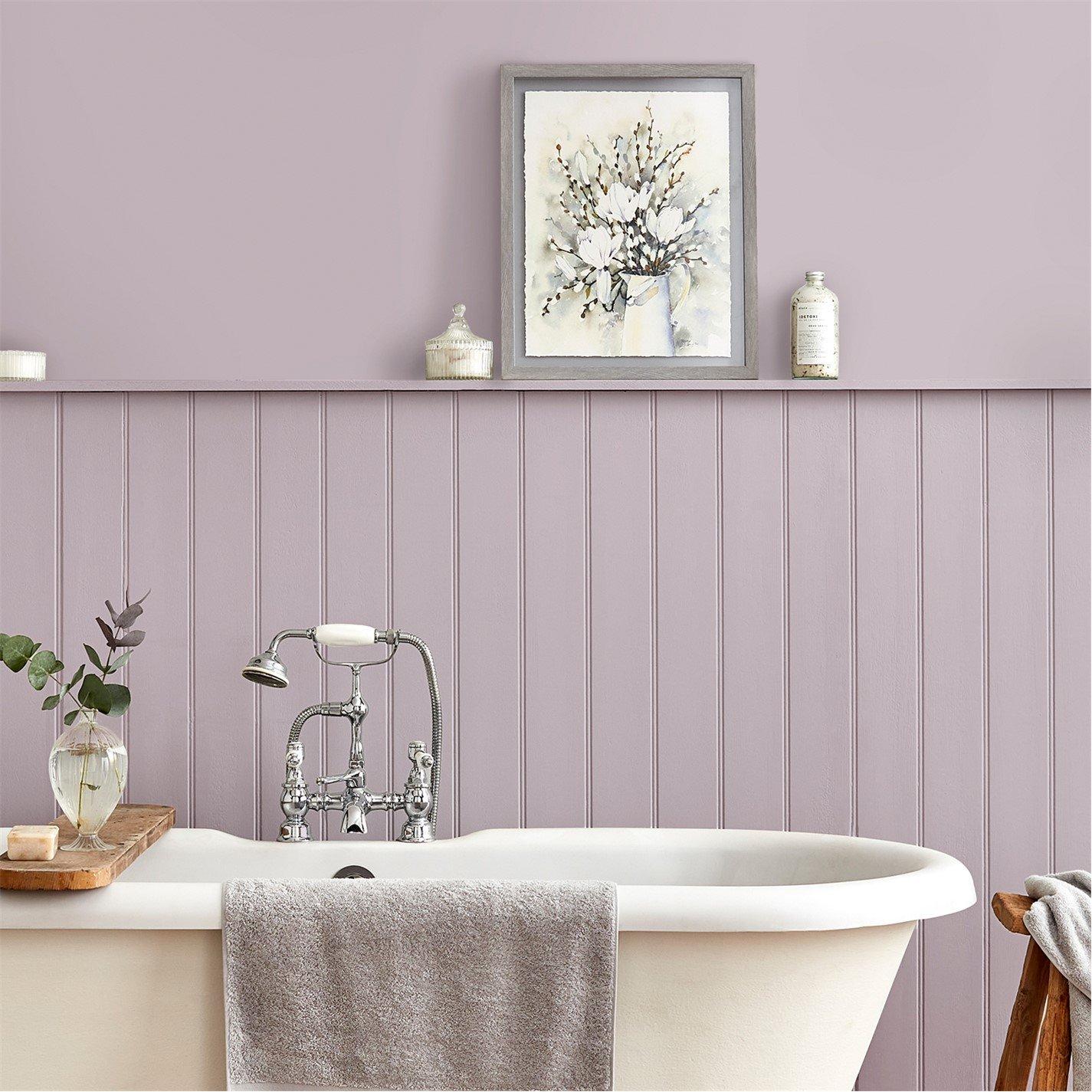 Pale Heather - Laura Ashley - Pale Heather Paint Kitchen and Bathroom 2.5L - 3
