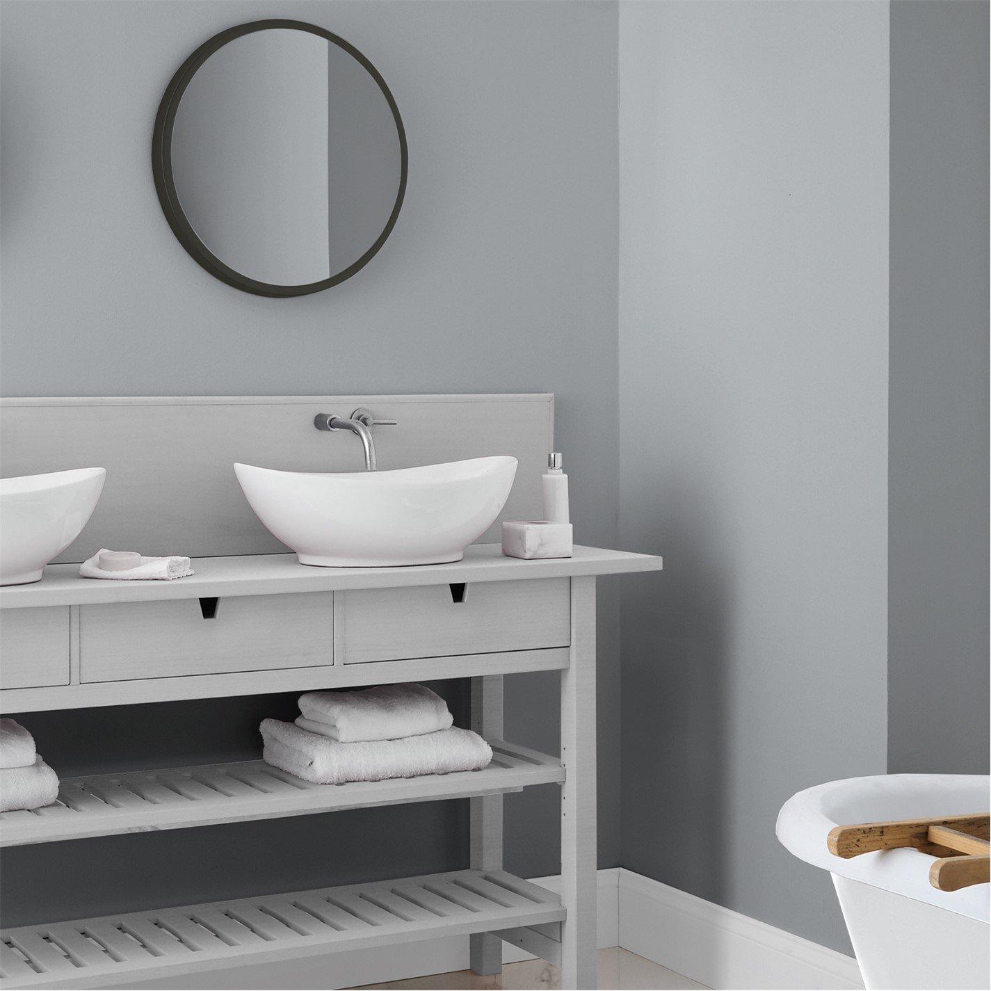 Slate White - Laura Ashley - Slate White Paint Kitchen and Bathroom 2.5L - 2