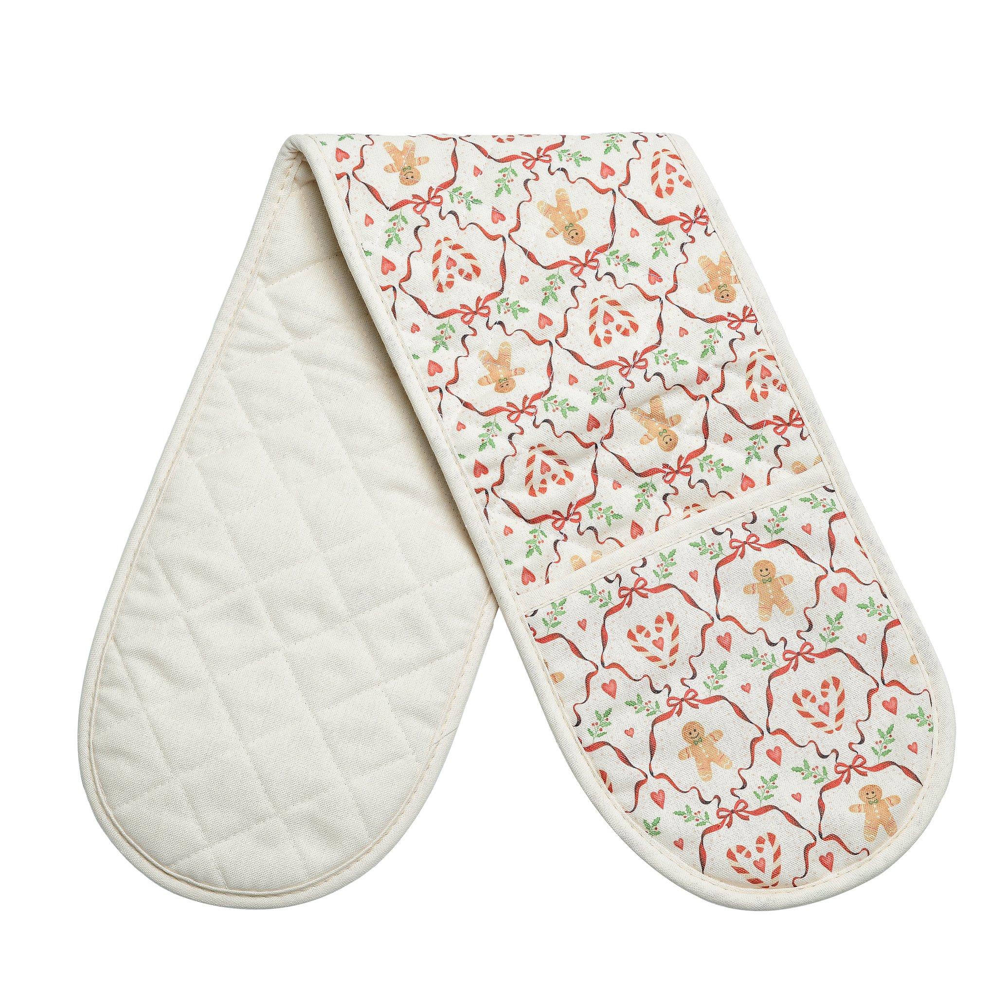 Gingerbread - The Spirit Of Christmas - Festive Oven Gloves - 2