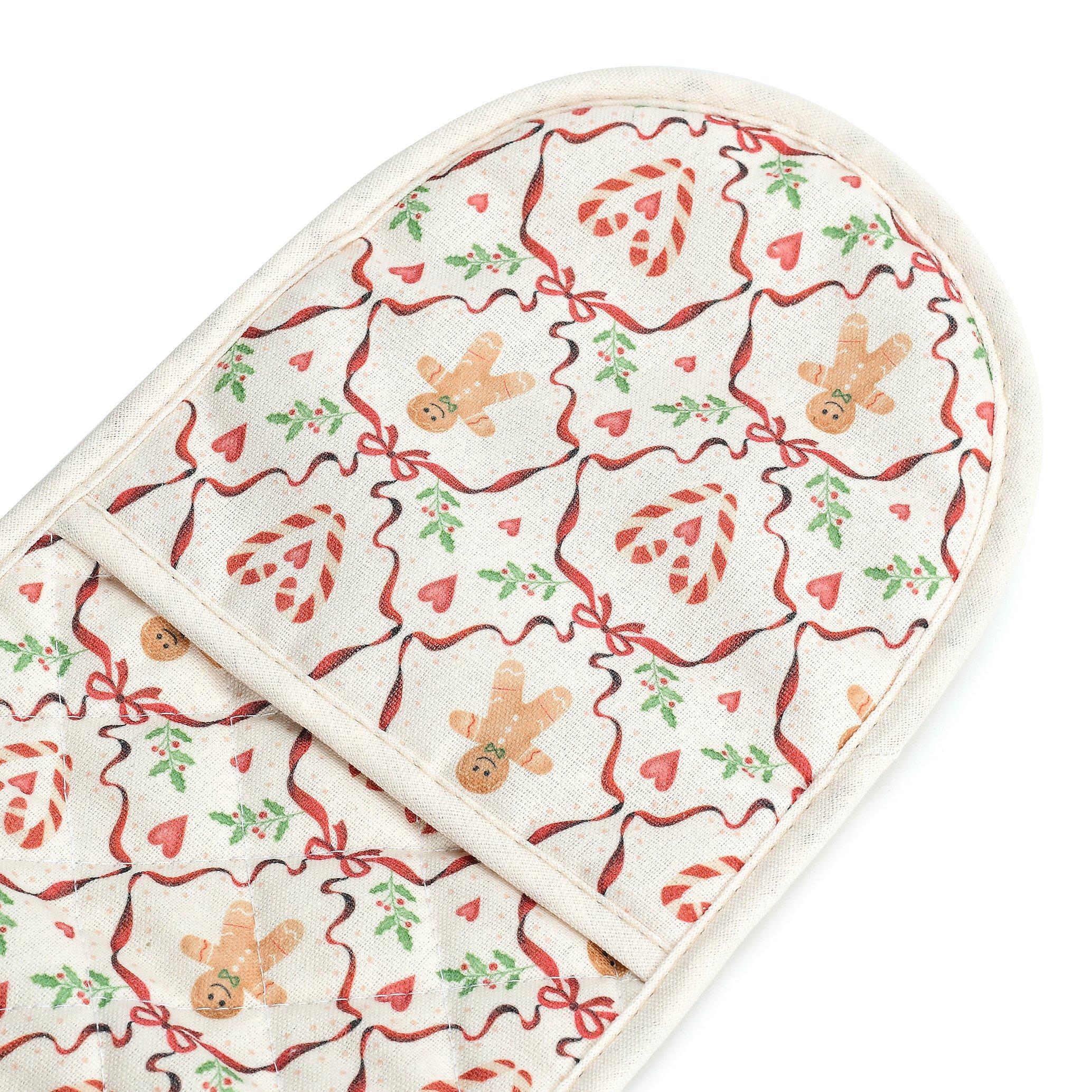 Gingerbread - The Spirit Of Christmas - Festive Oven Gloves - 5