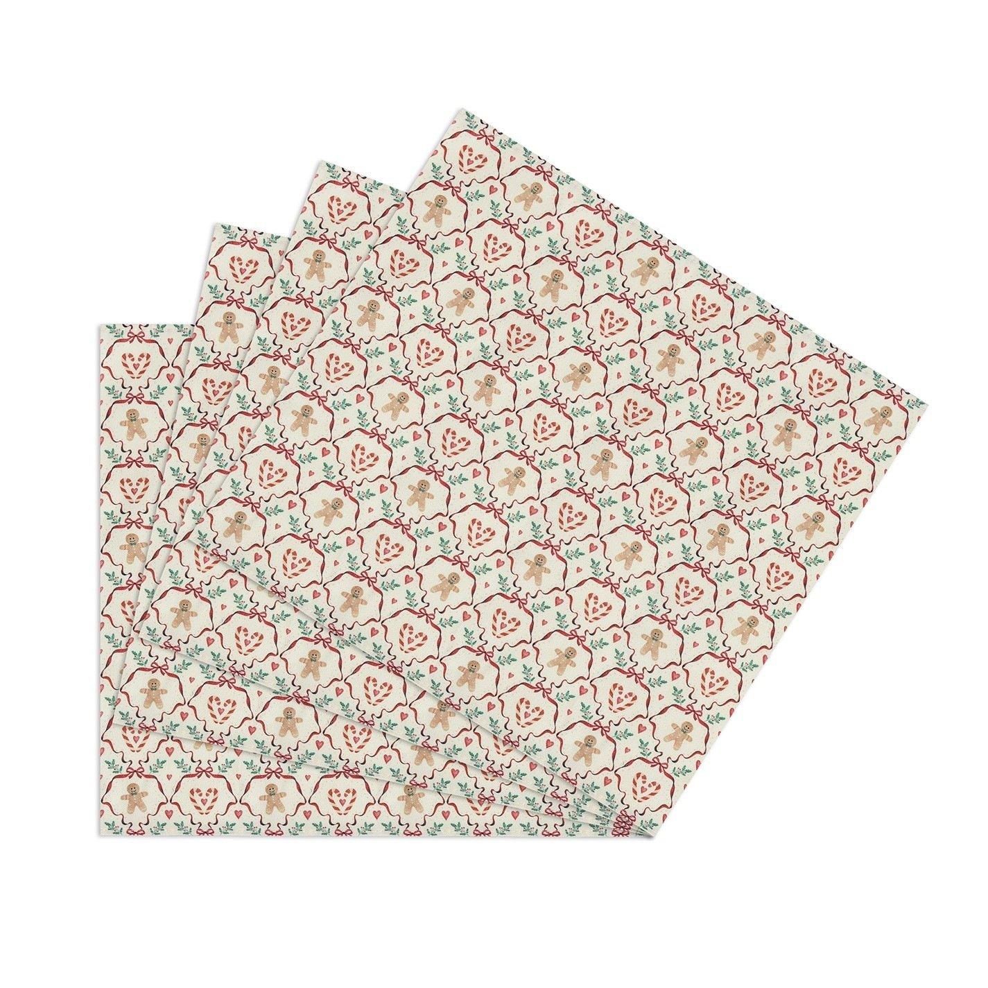 Gingerbread - The Spirit Of Christmas - Table Runner Set - 4