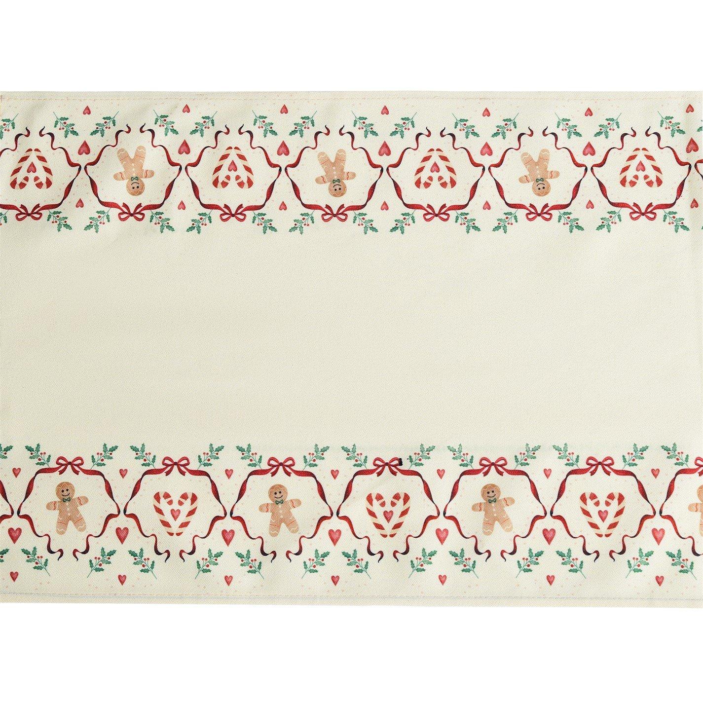 Gingerbread - The Spirit Of Christmas - Table Runner Set - 6