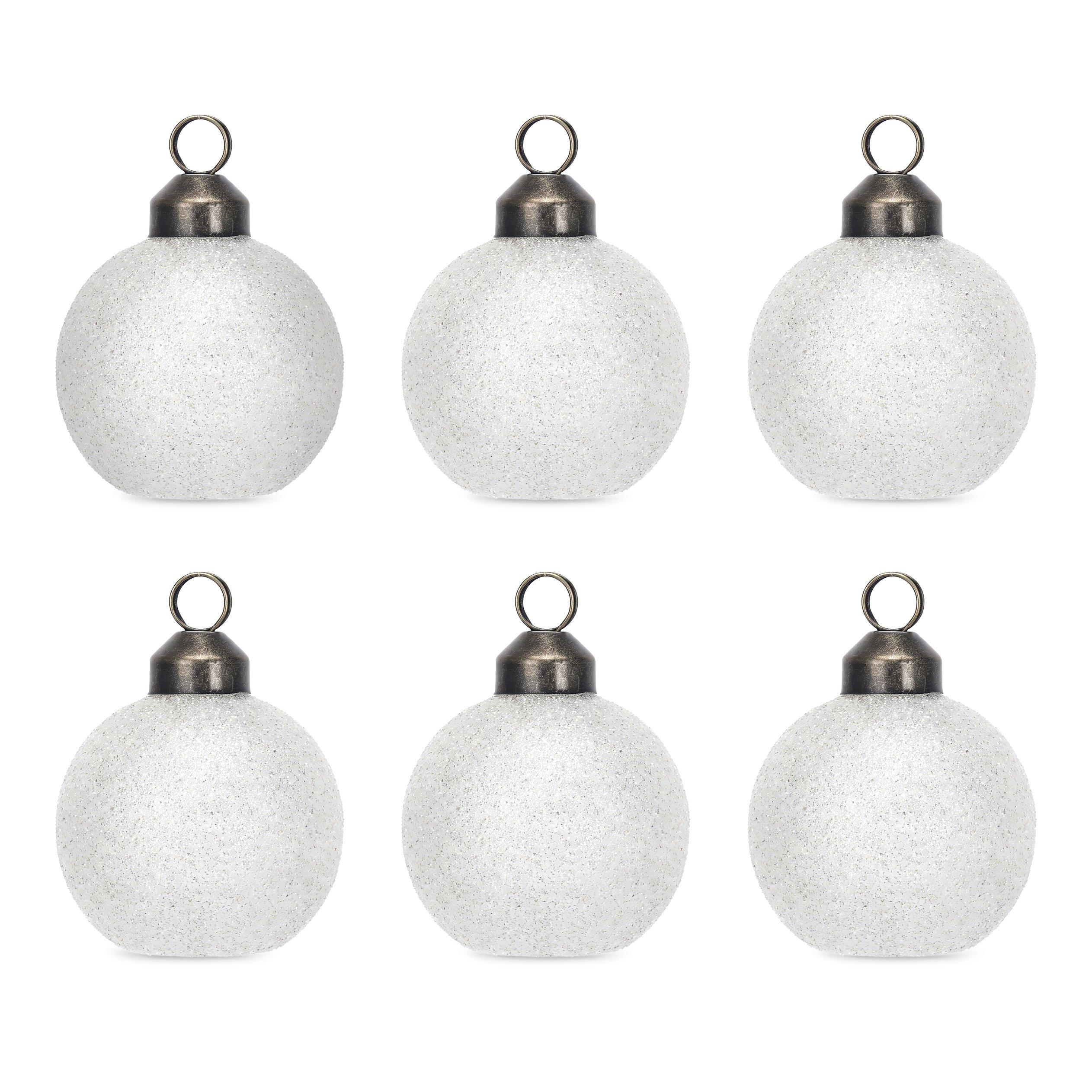 Silver Bauble - The Spirit Of Christmas - 6 piece Table Place Holders - 2