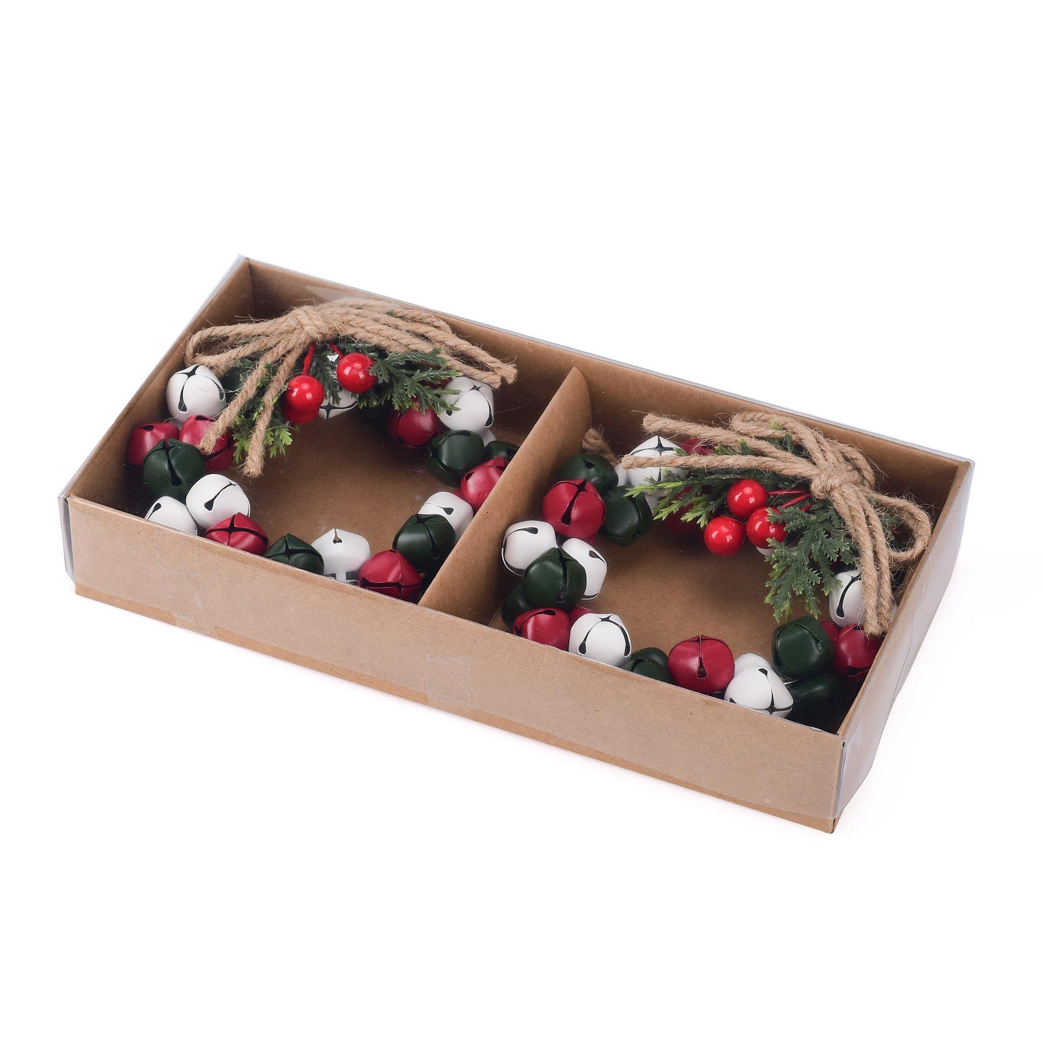 Bells - The Spirit Of Christmas - SOC 2pc Wreath Decorations - 5
