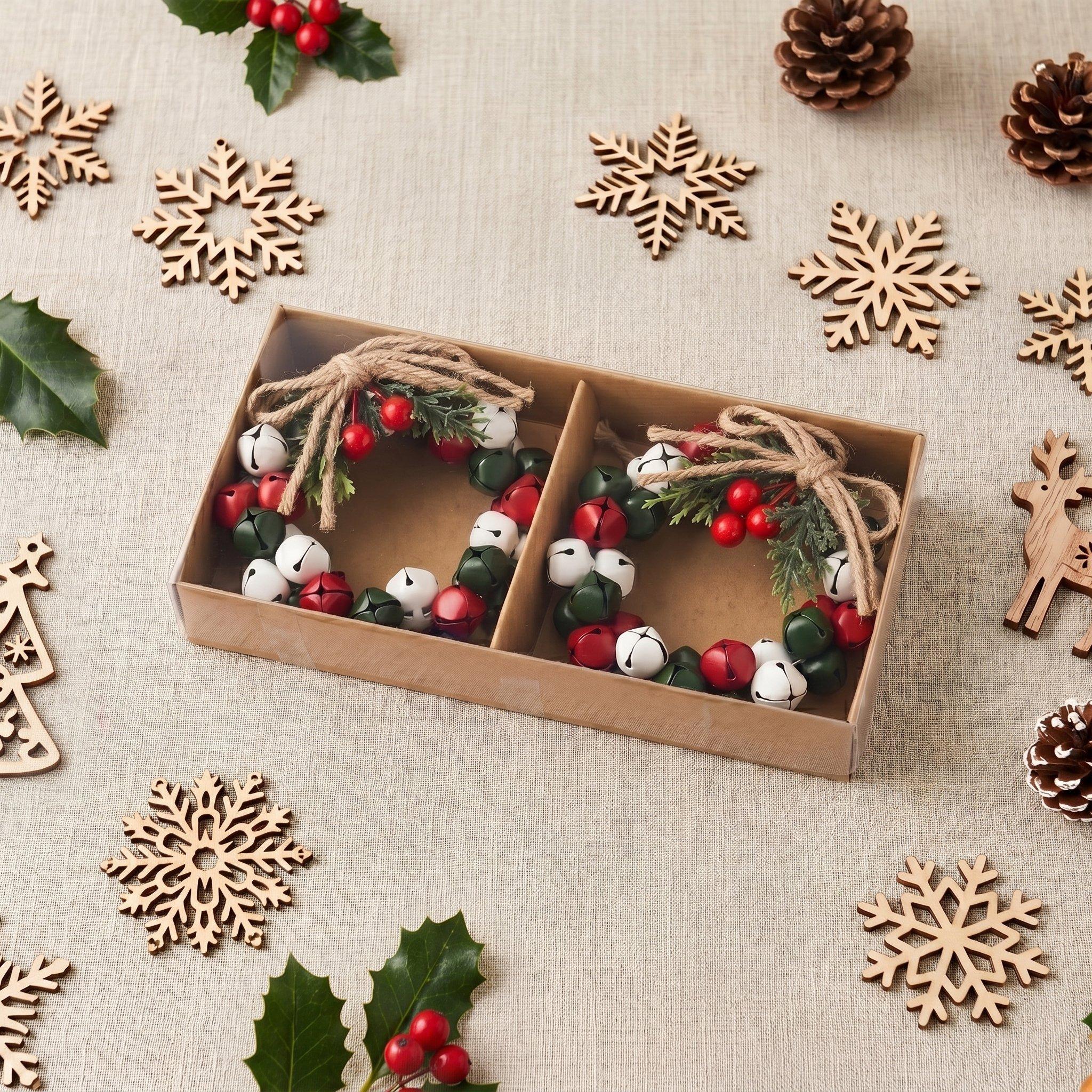 Bells - The Spirit Of Christmas - SOC 2pc Wreath Decorations - 6
