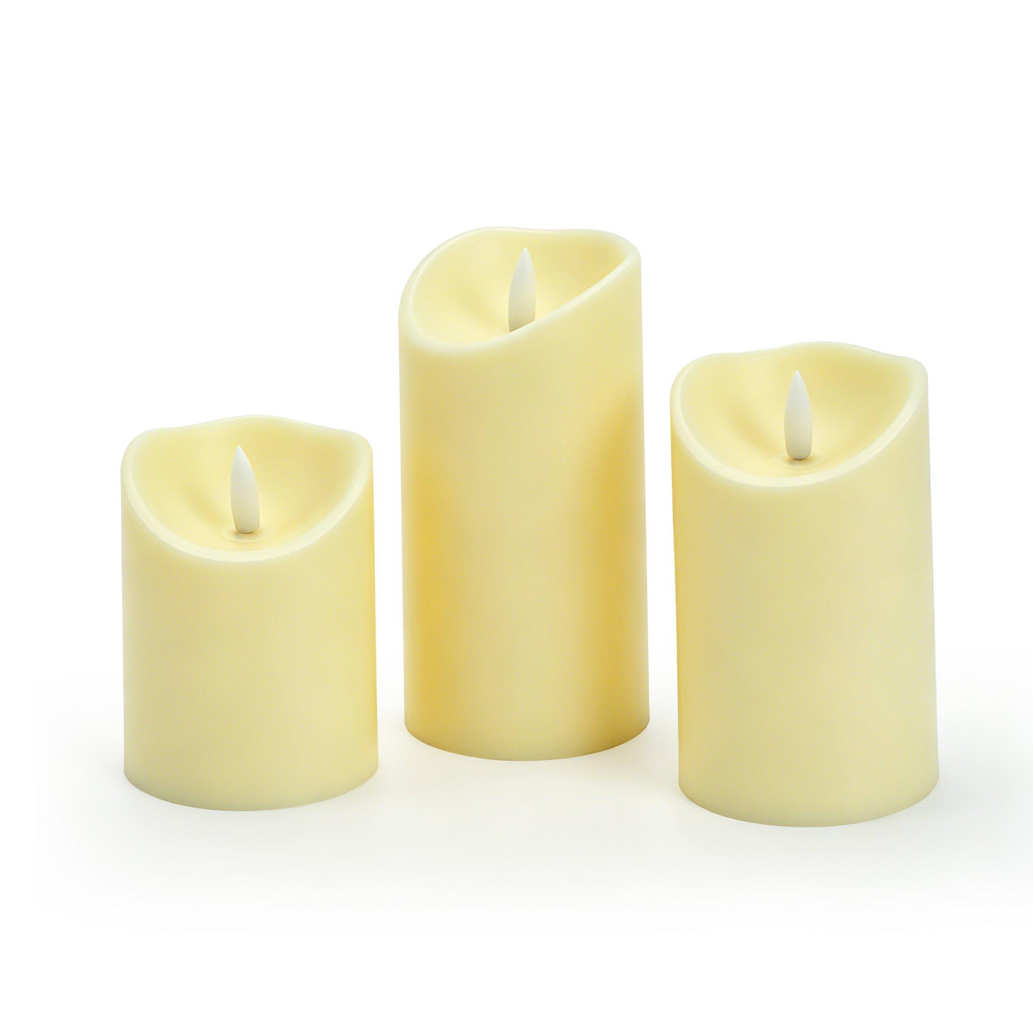Branco Quente - The Spirit Of Christmas - 3 Piece LED Candles - 2