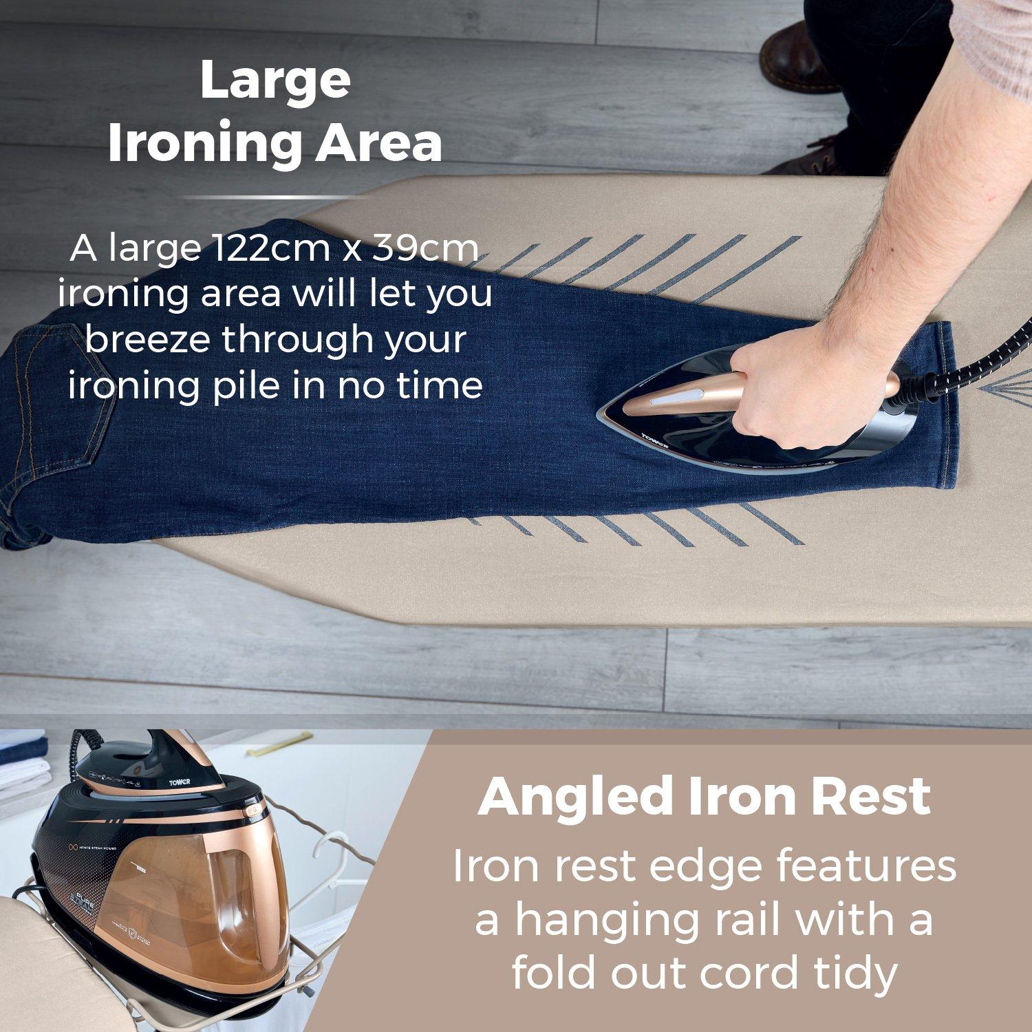 Latte - Tower - T873014MSH Latte Plus Large Ironing Board - 3