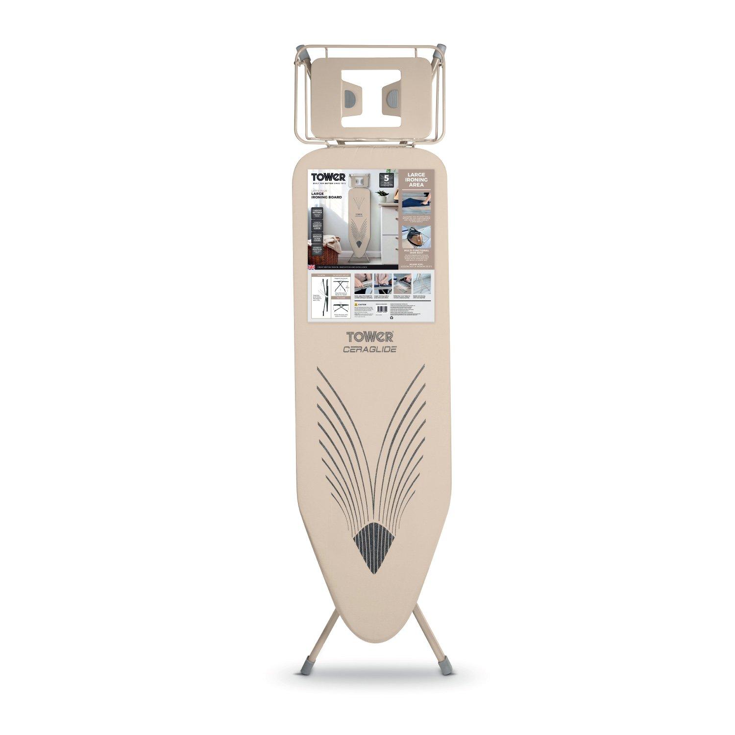 Latte - Tower - T873014MSH Latte Plus Large Ironing Board - 8