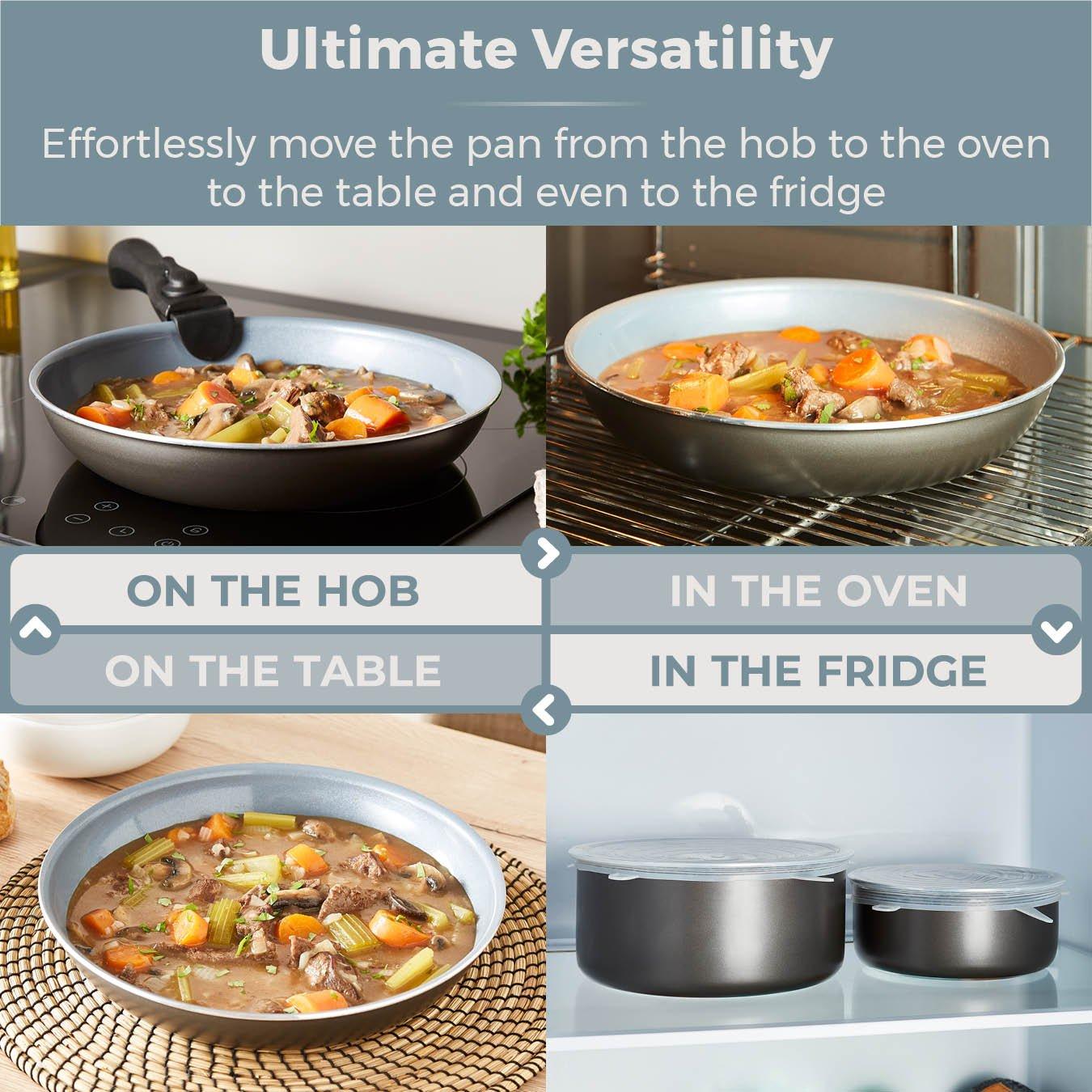 Graphite - Tower - Freedom 13 Piece Cookware Set Graphite - 5