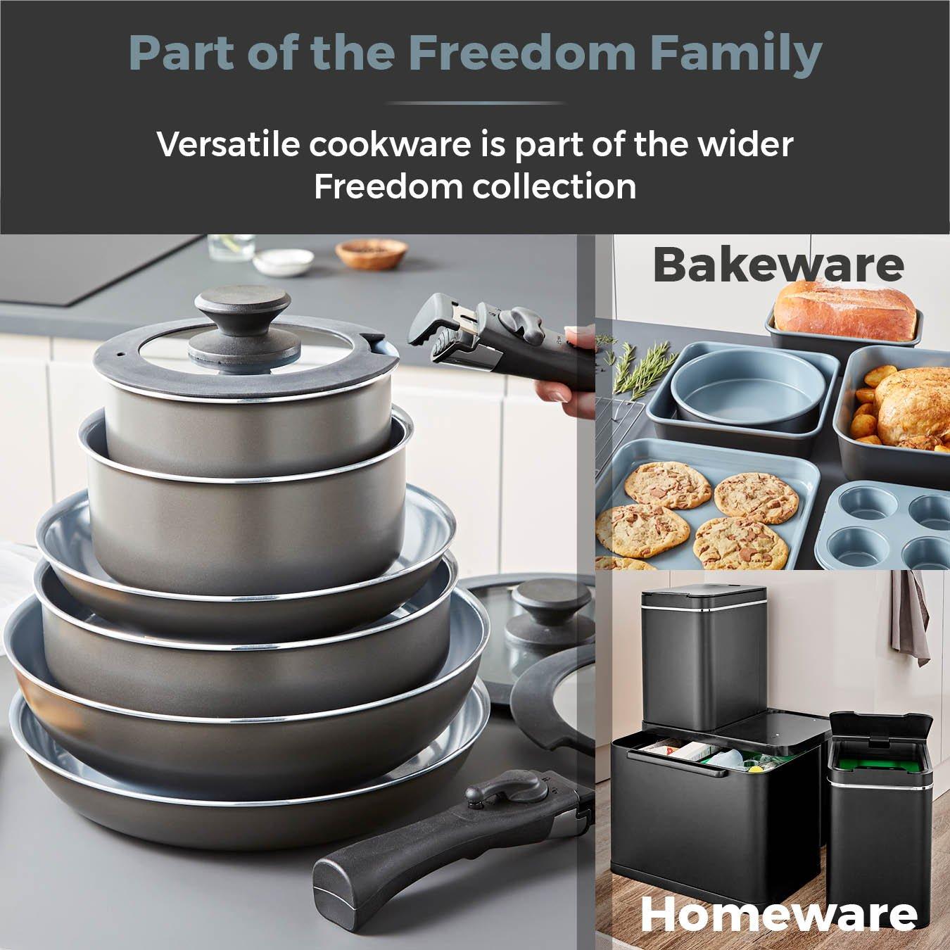 Graphite - Tower - Freedom 13 Piece Cookware Set Graphite - 9