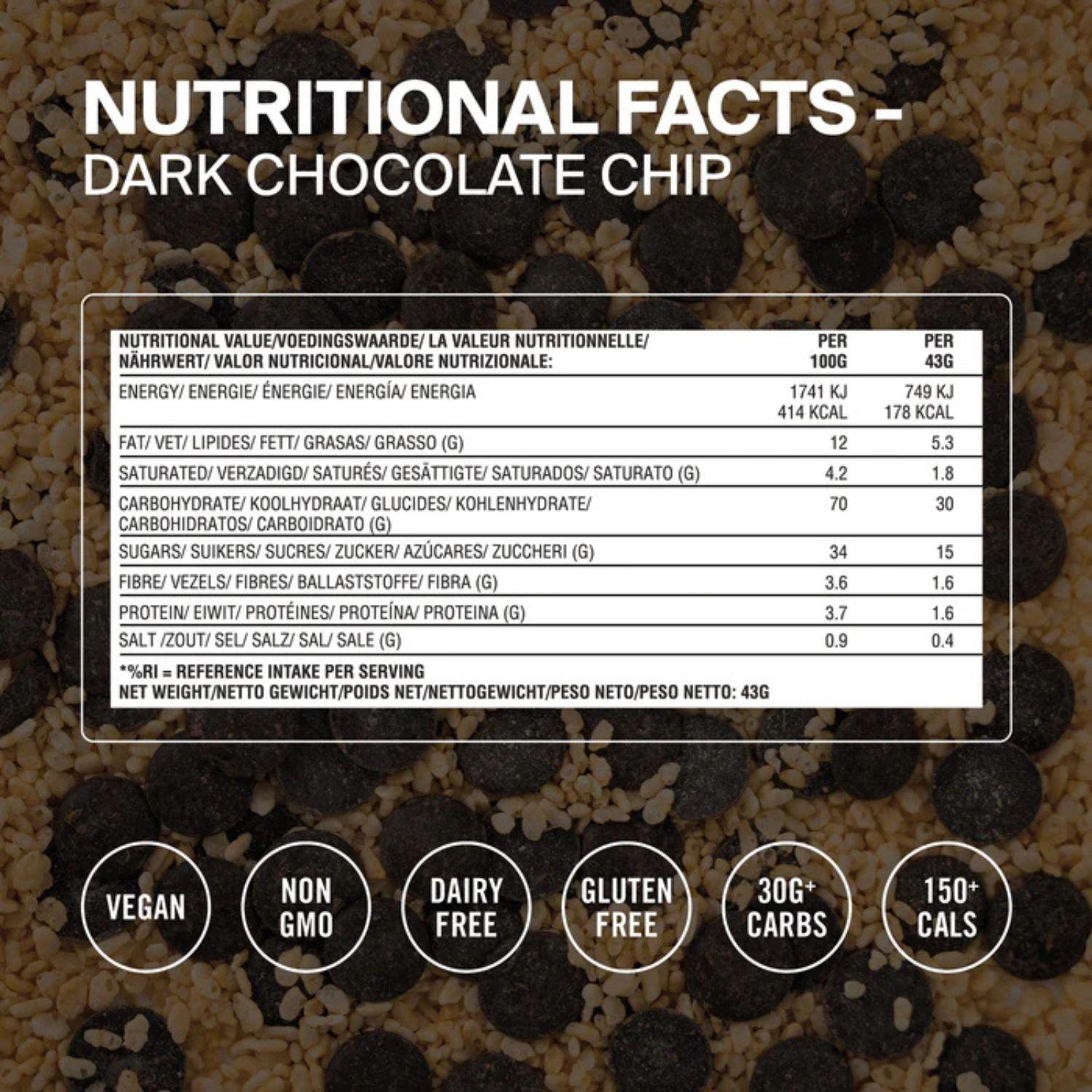 Dark Chocolate - STYRKR - Bar30 Vegan Energy Bar (12 x 44g) - 2