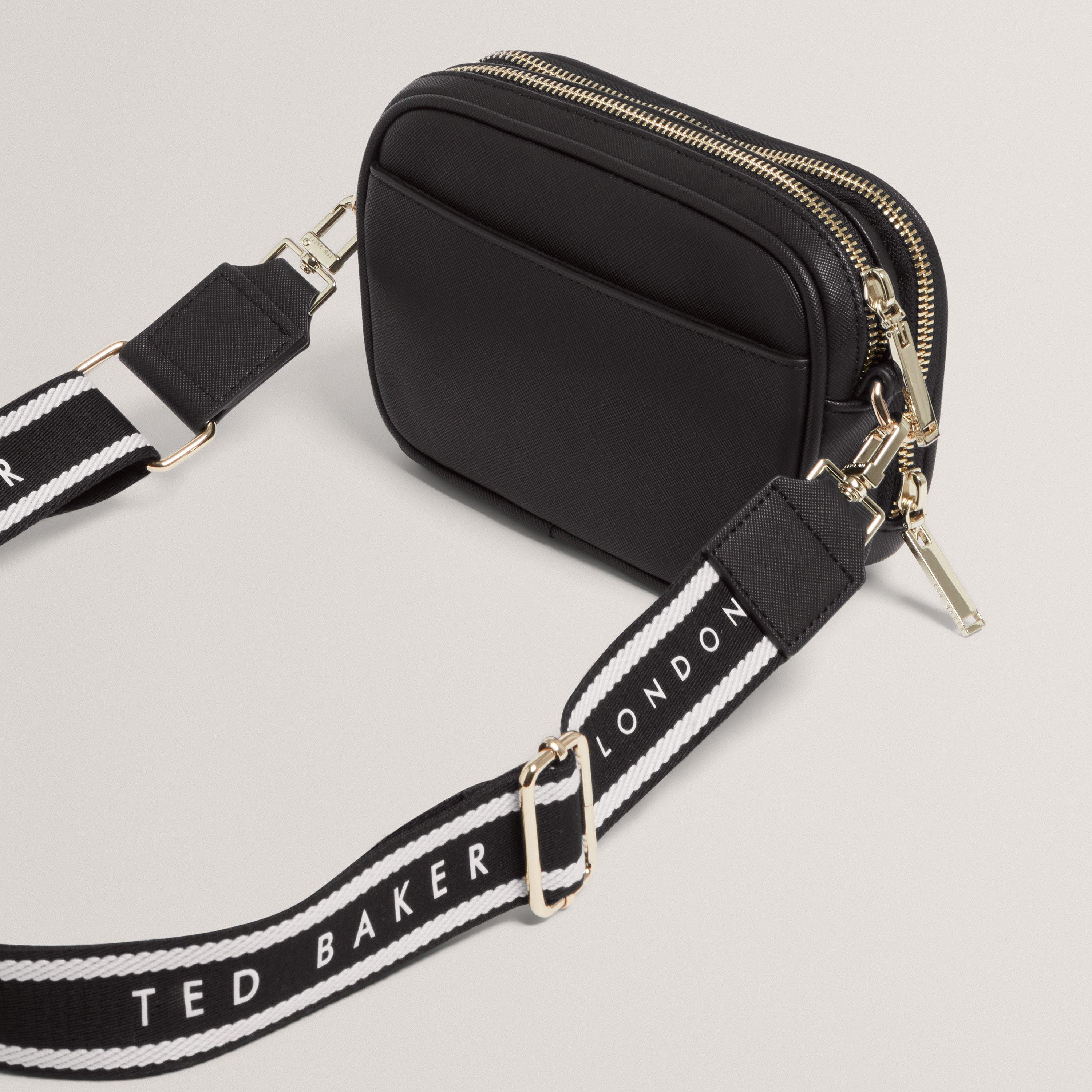 JET-BLACK - Ted Baker - Women's Webbing S Crossbody Bag - 2