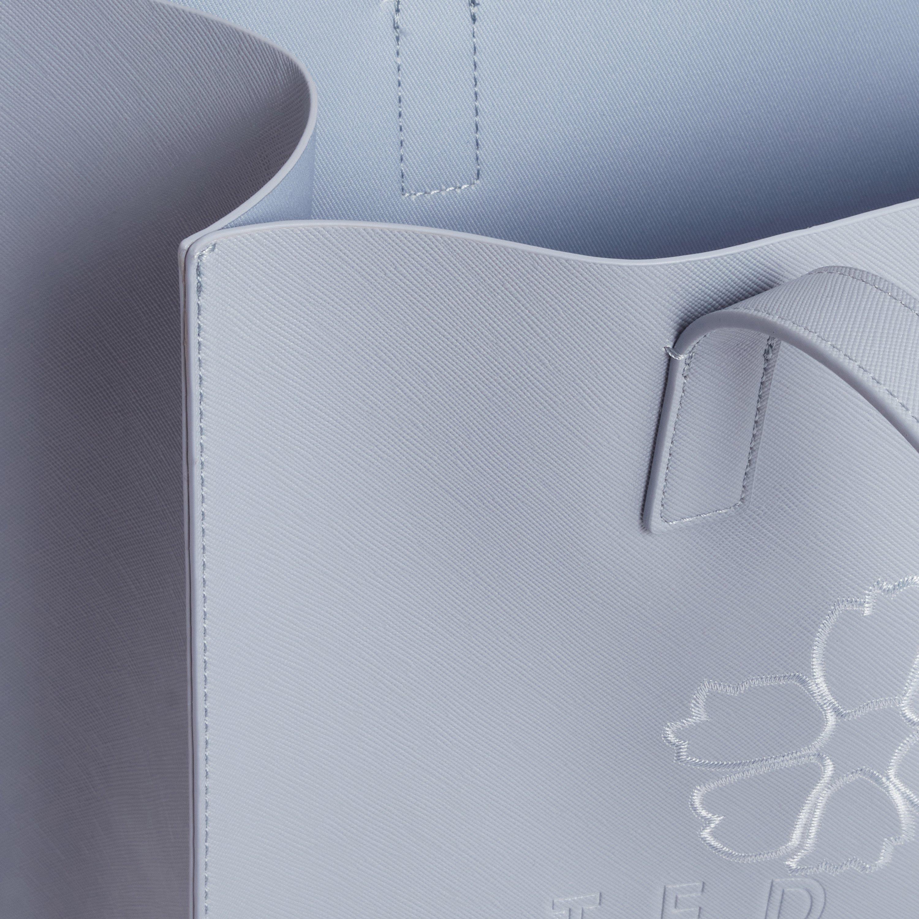 LT-BLUE - Ted Baker - Ted Baker Floral Large Icon Bag - 5