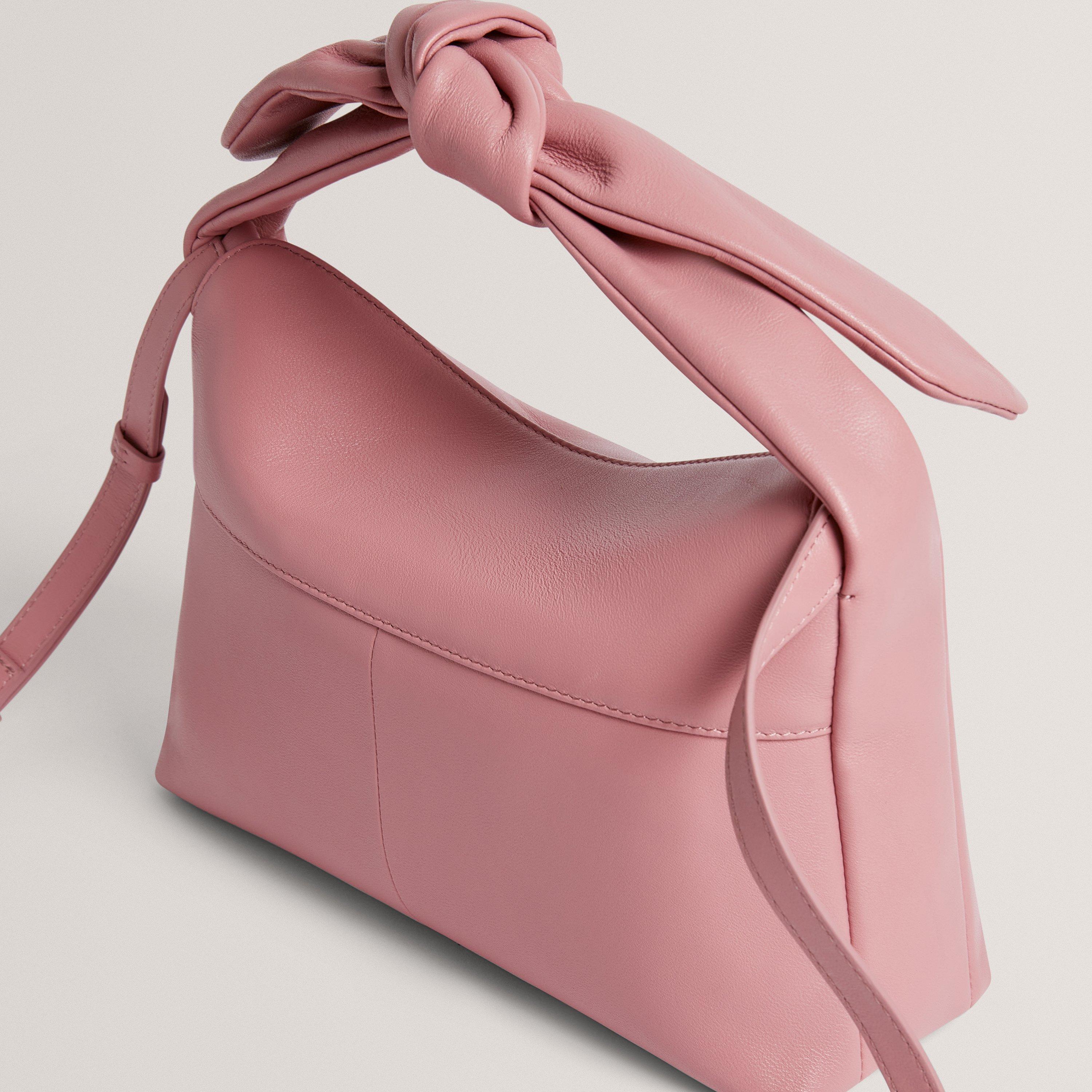 PL-PINK - Ted Baker - Women's Knot Bow Slouch Bag - 2