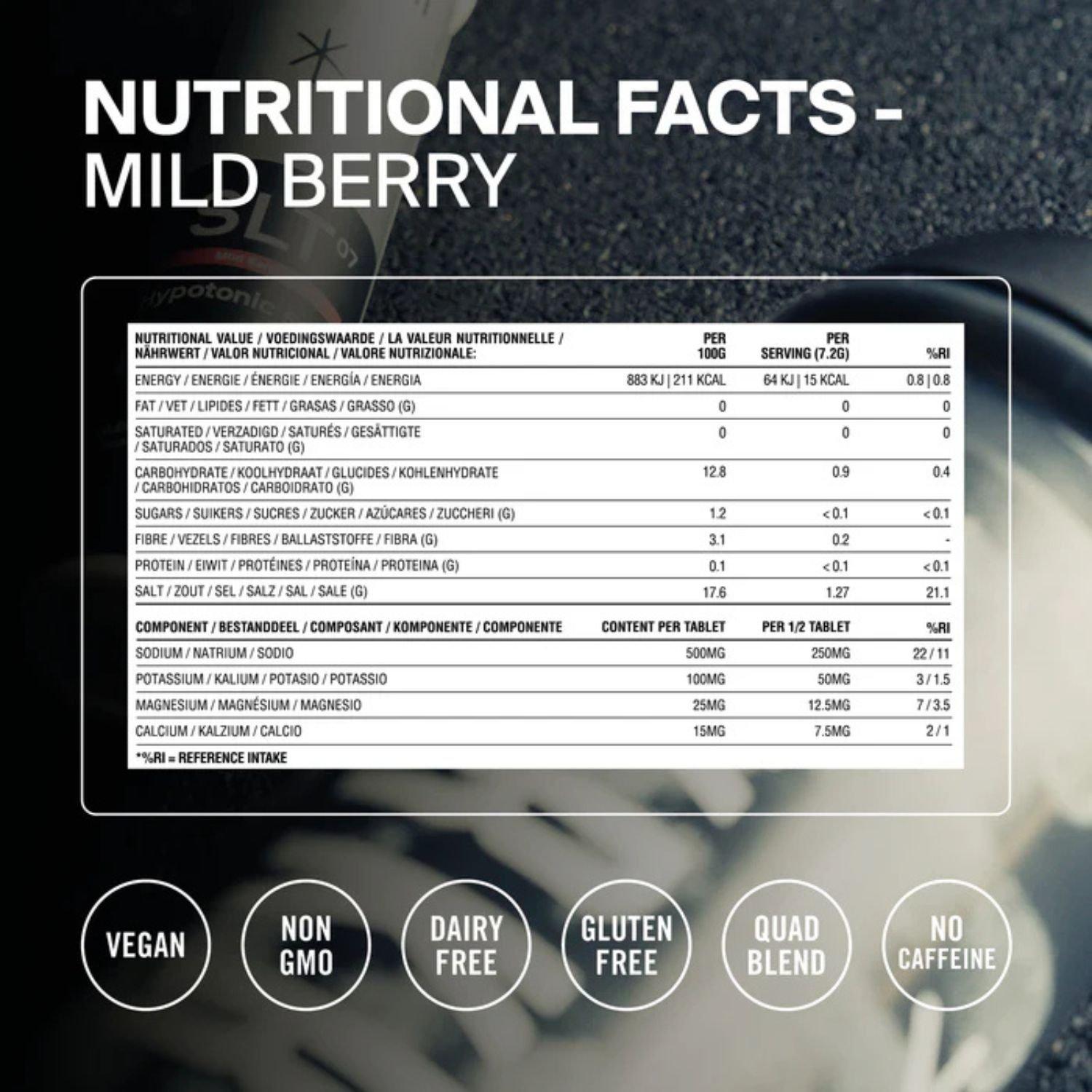 Mild Berry - STYRKR - SLT07 Hydration Tablets Mild Berry ( 6 Tubes) - 2