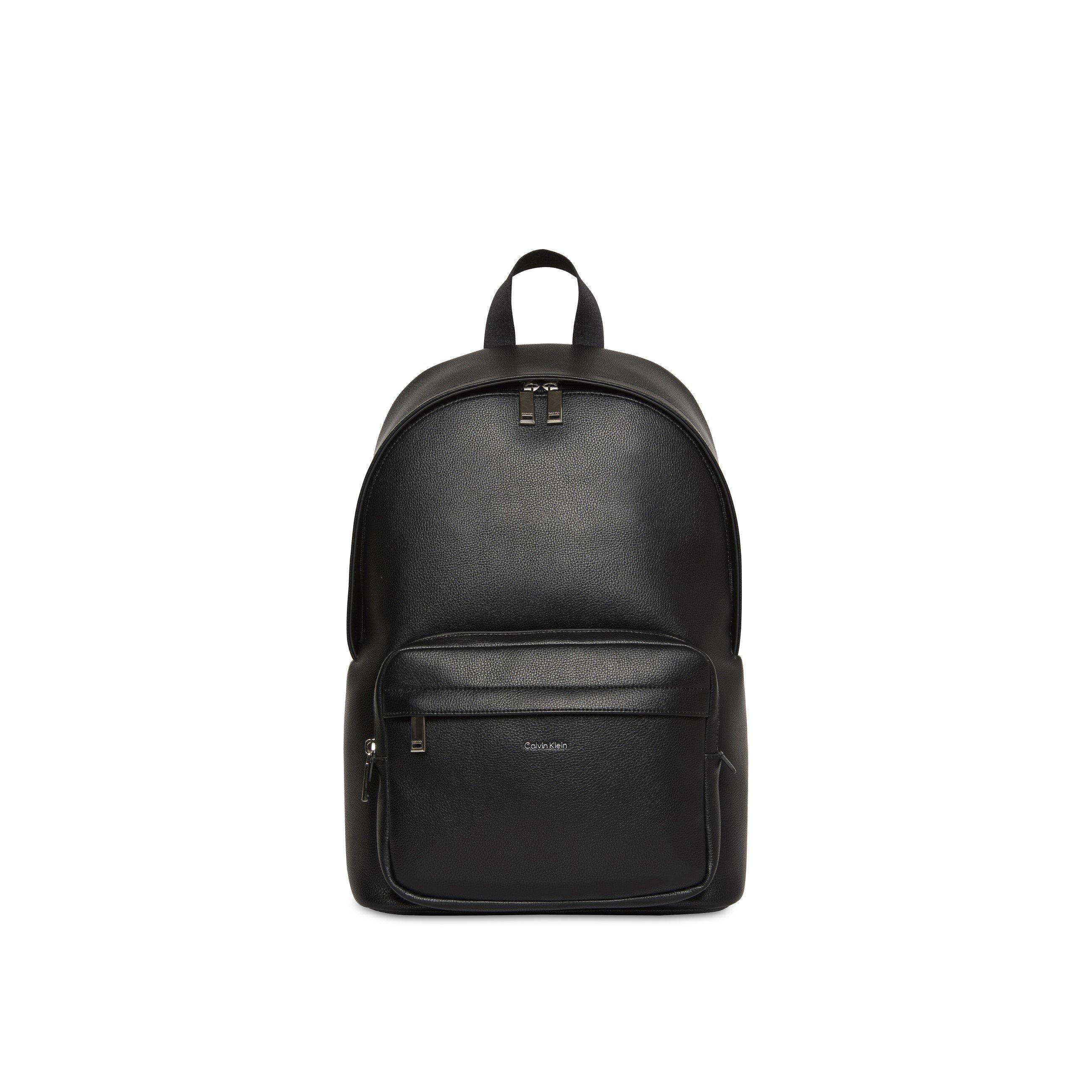 Black - Calvin Klein - Raised Round Backpack - 1
