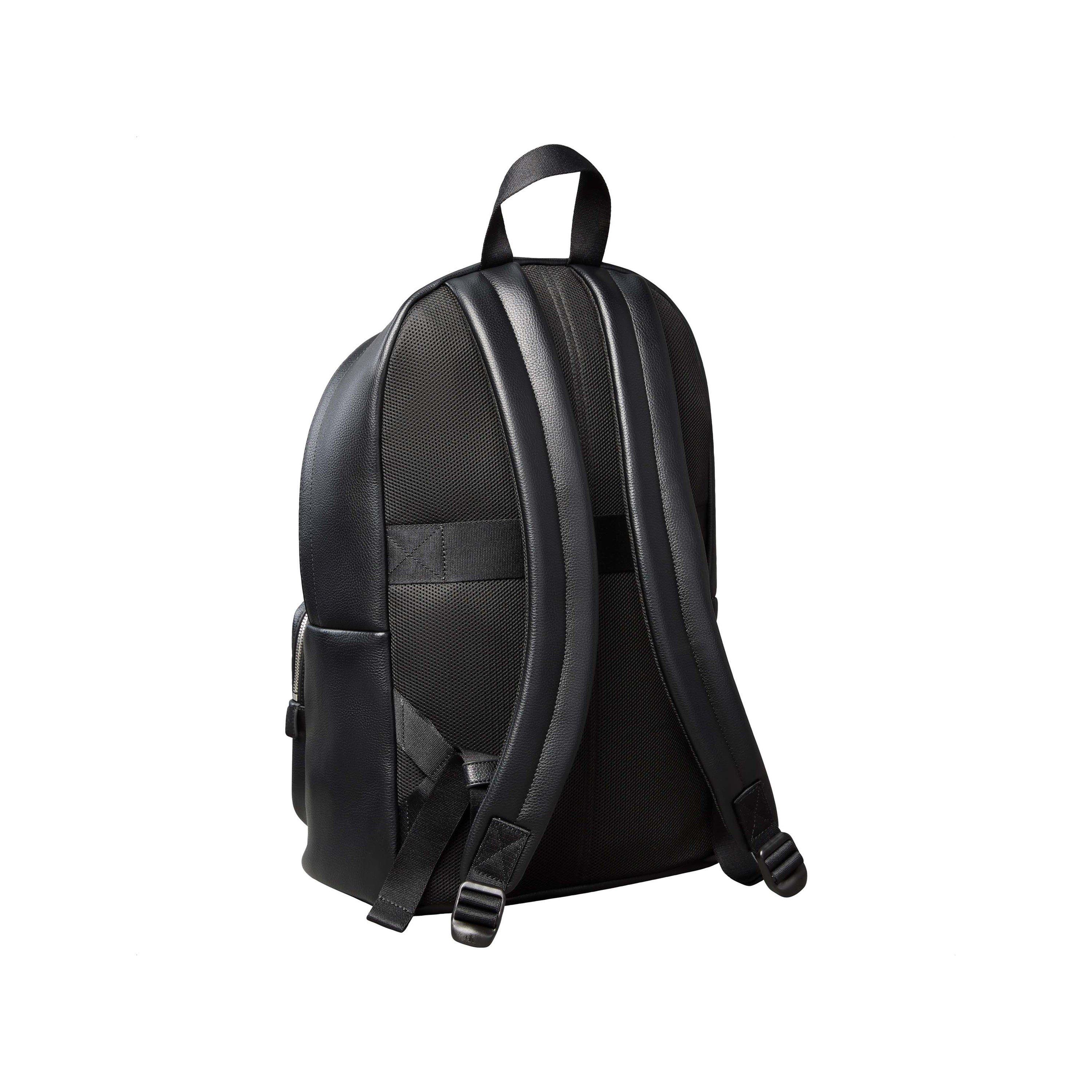 Black - Calvin Klein - Raised Round Backpack - 5