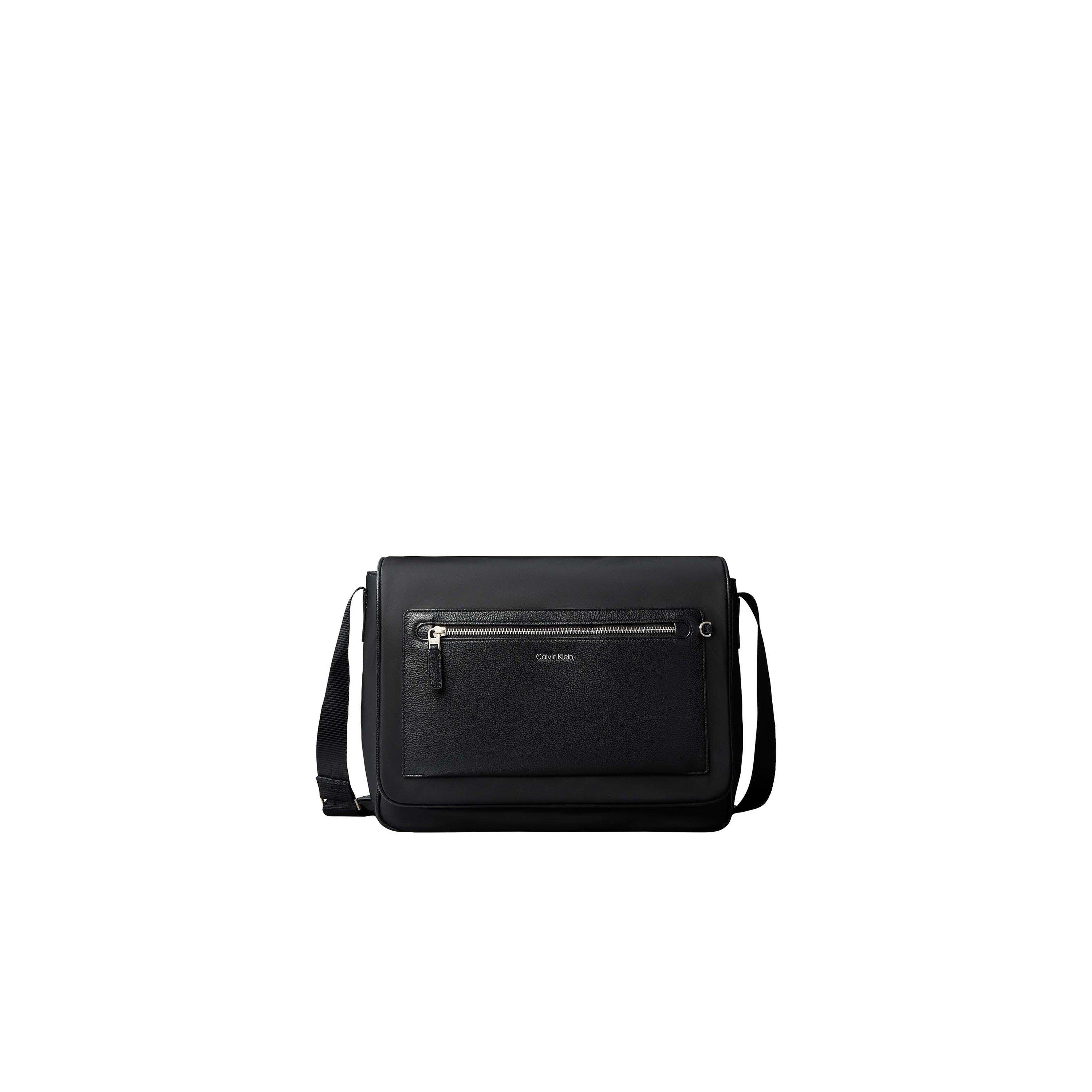 Calvin Klein Men's Raised Messenger Bag Black - Image 2