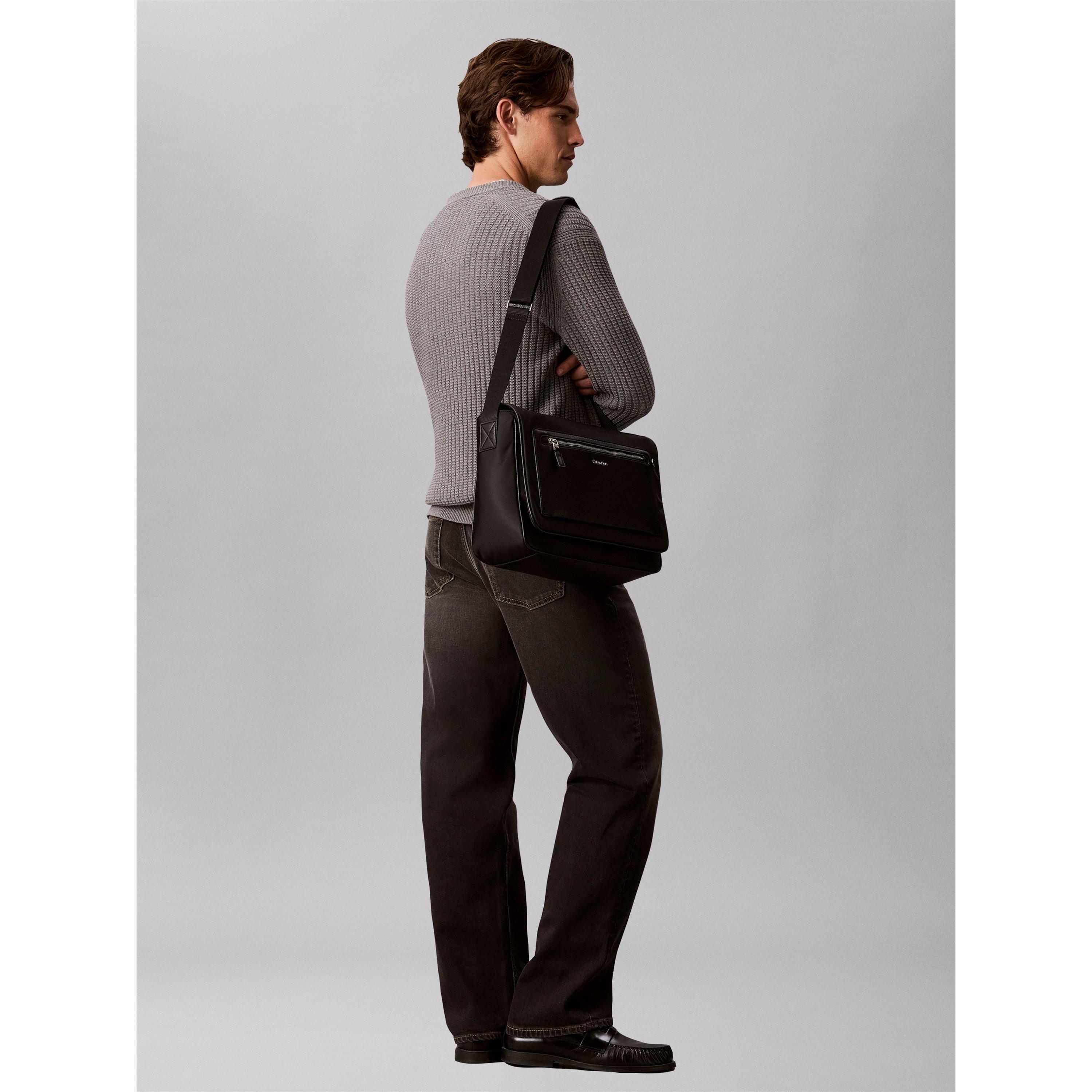 Black - Calvin Klein - CK L Raised Messenger S64 - 2