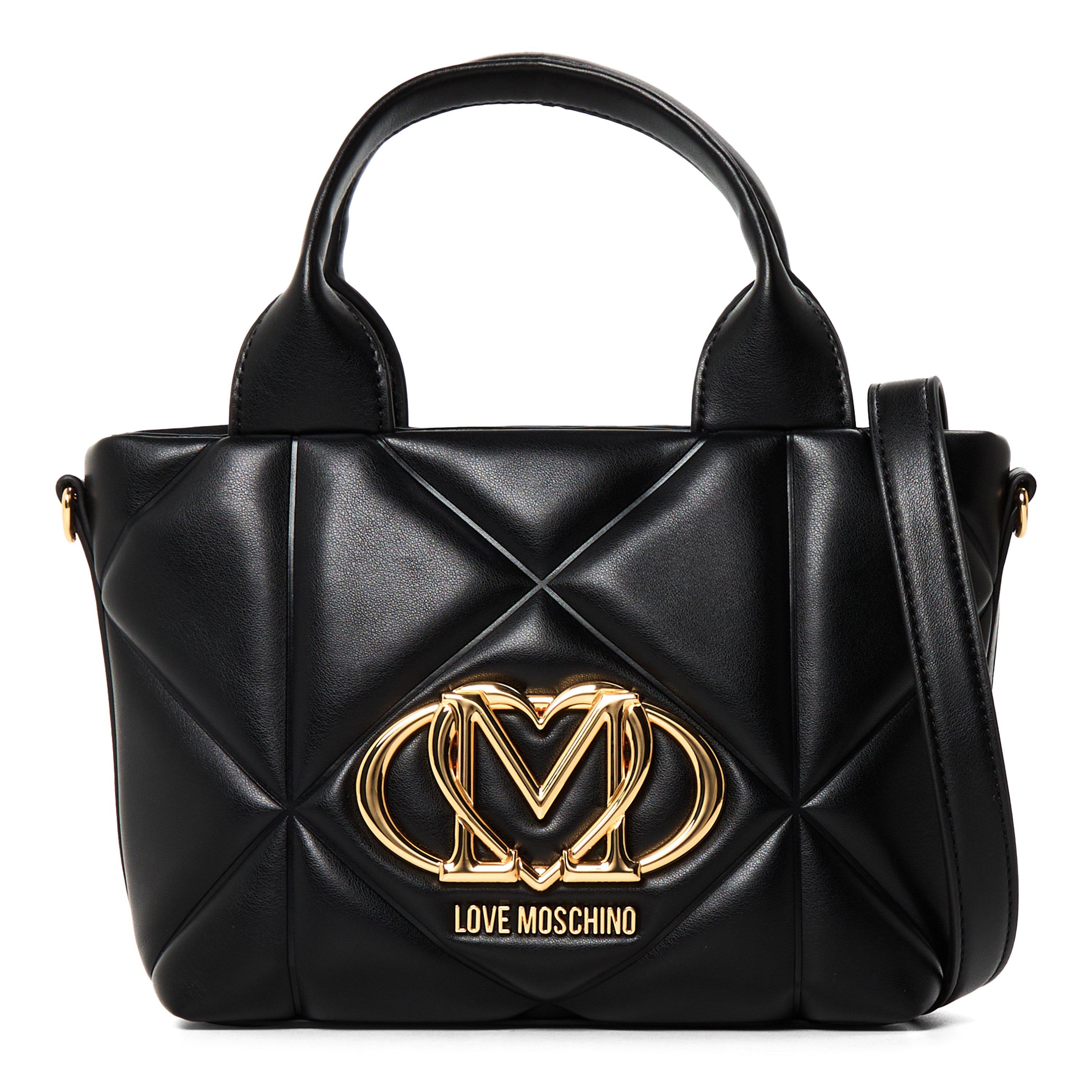 Black - Love Moschino - LM XS Quilt Tote Ld64 - 1