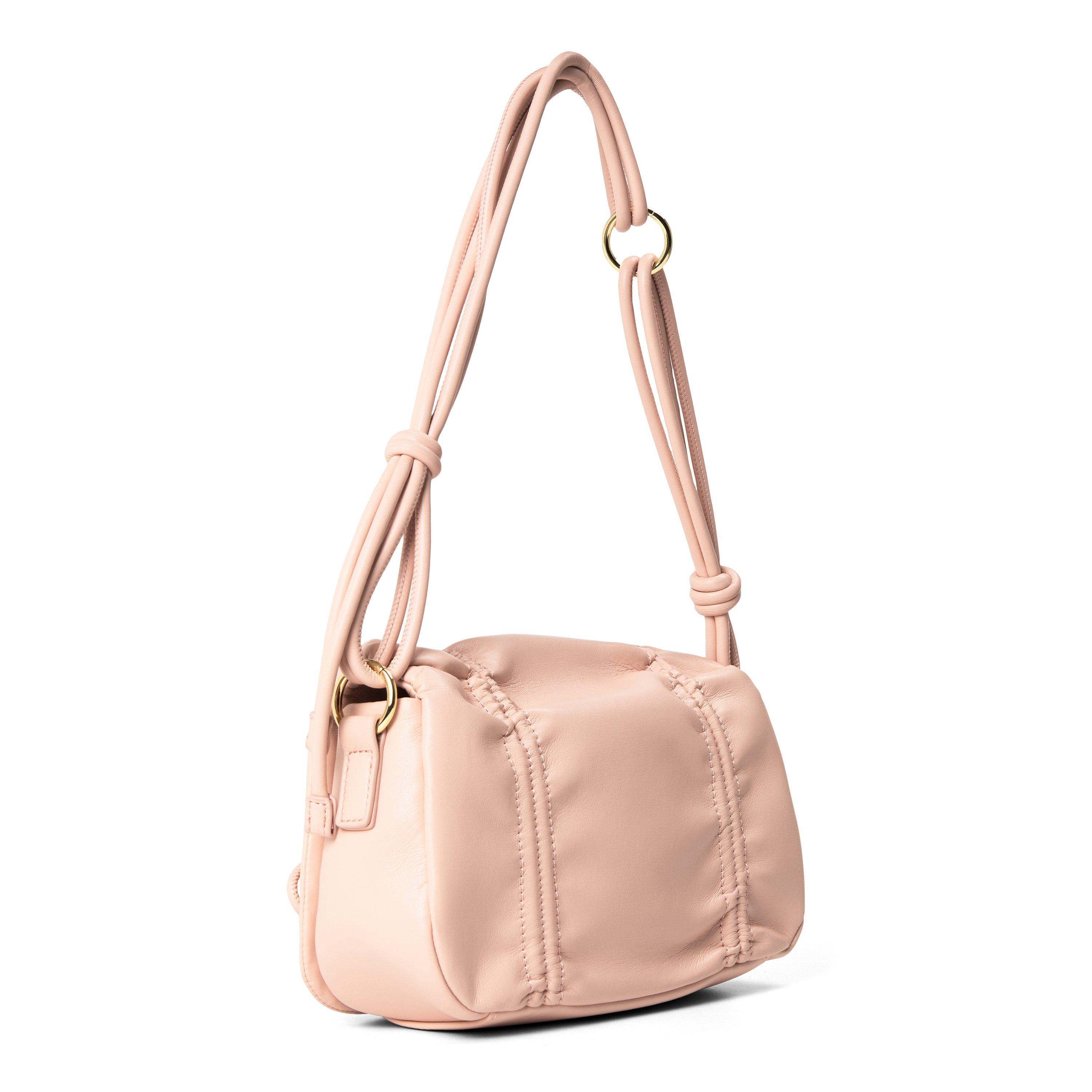 Pink - Love Moschino - Women's Softy Bow Faux Leather Shoulder Bag - 2