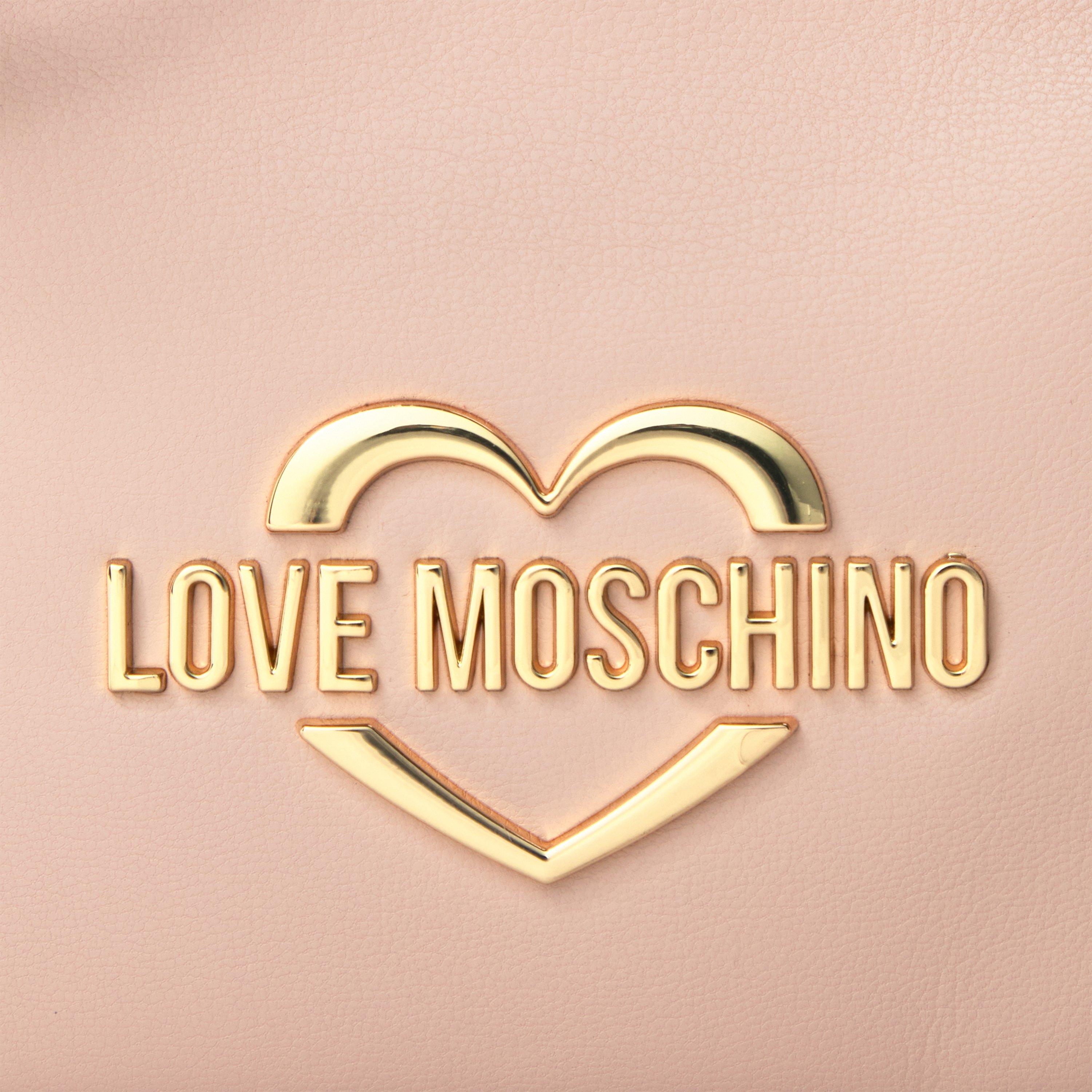 Pink - Love Moschino - Women's Softy Bow Faux Leather Shoulder Bag - 3