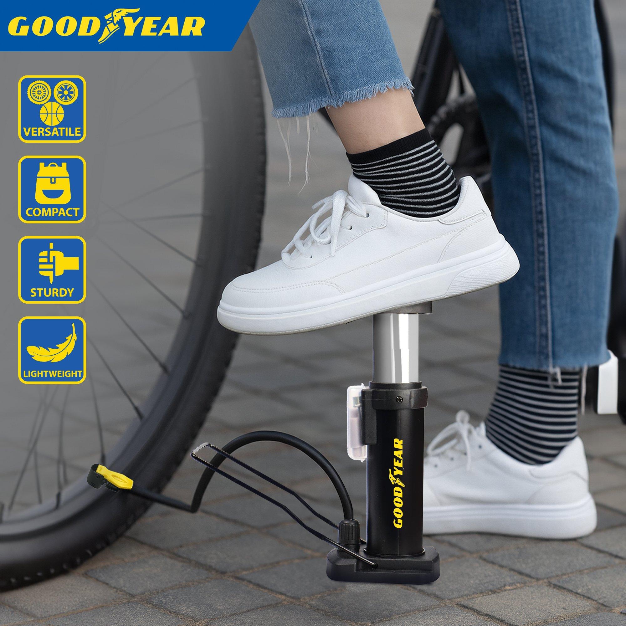 Schwarz - Goodyear - Goodyear Compact Foot Pump - 6