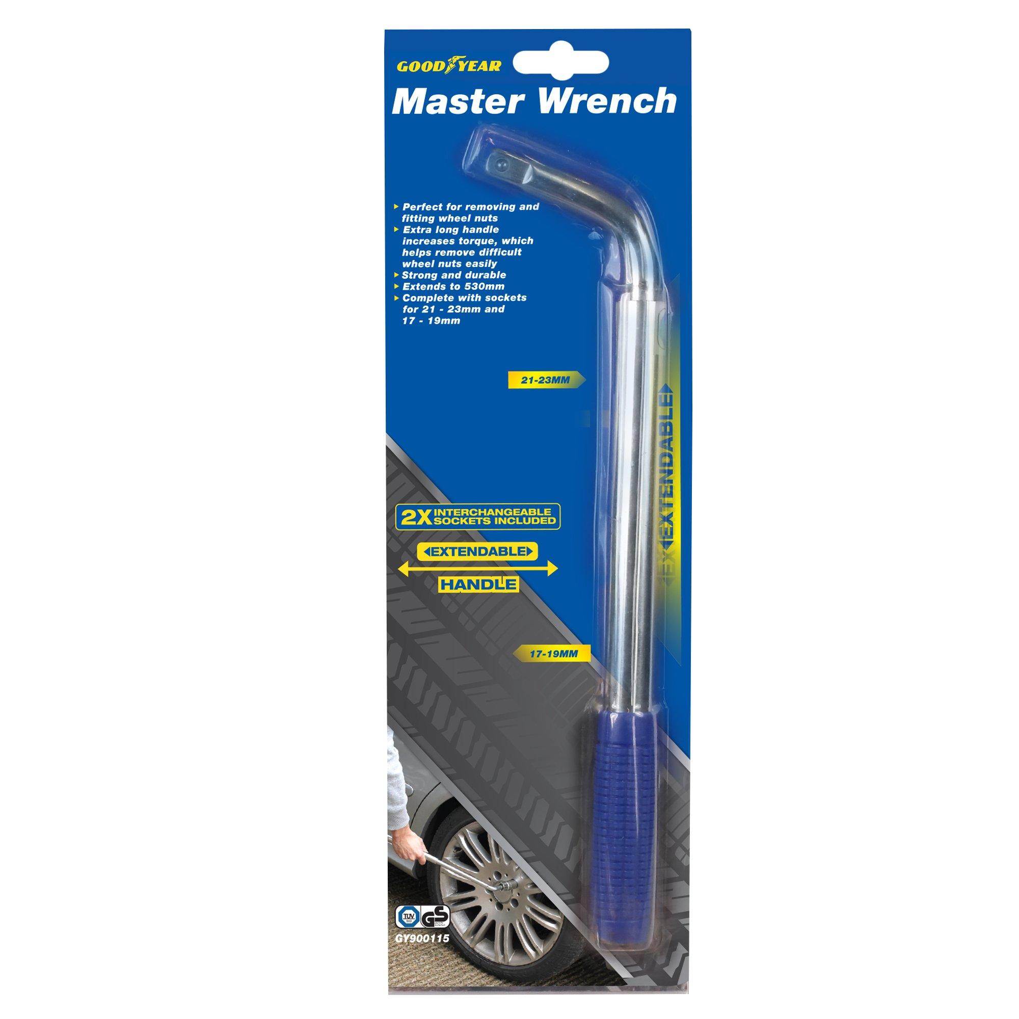 Silver - Goodyear - Goodyear Wheel Nut Master Wrench - 1