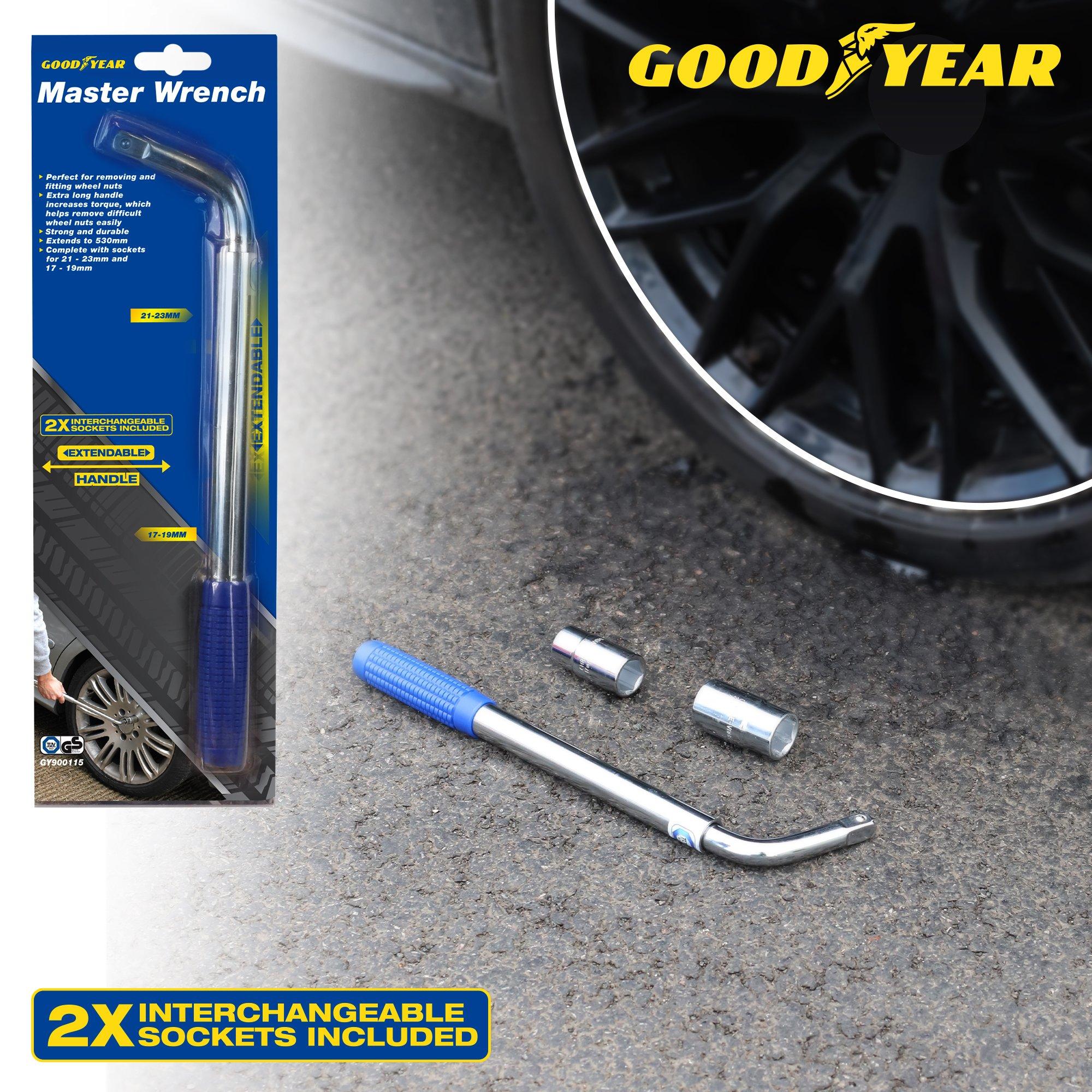 Silver - Goodyear - Goodyear Wheel Nut Master Wrench - 3
