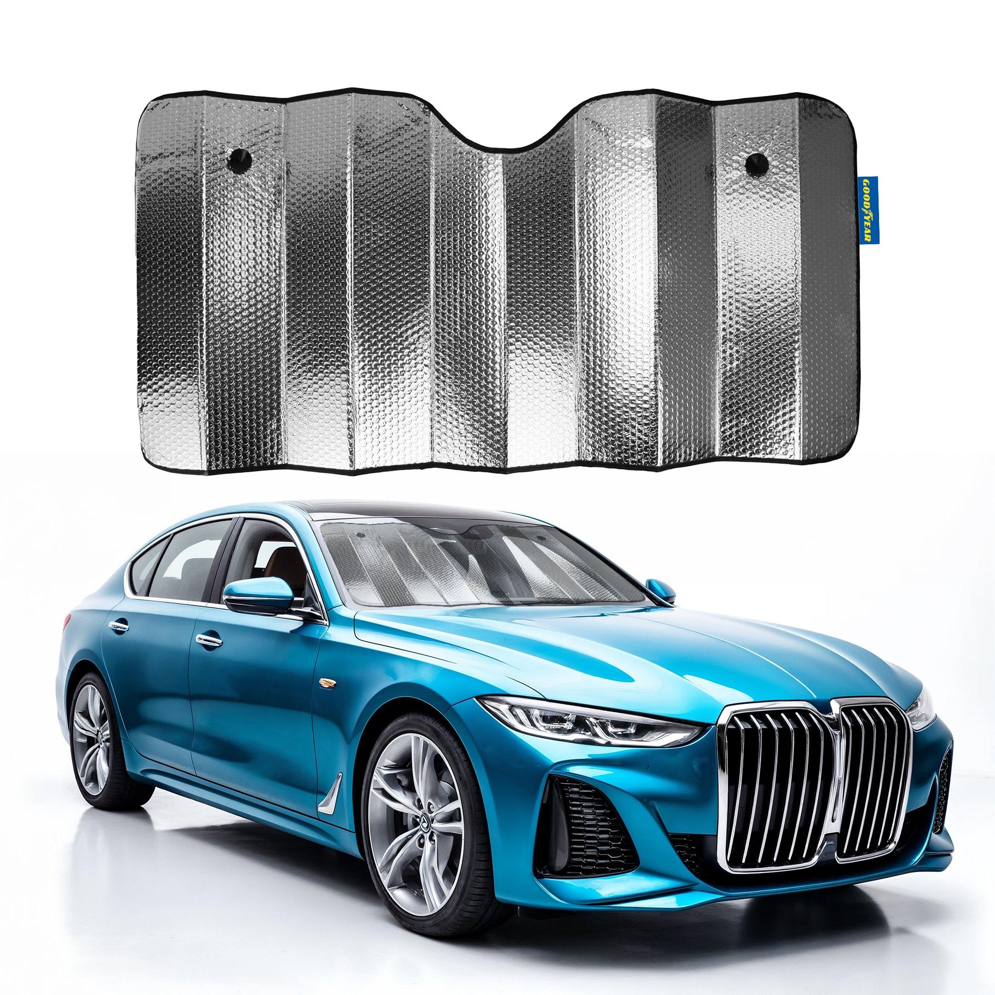 Silver - Goodyear - Goodyear Car Folding Sun Reflector - 3