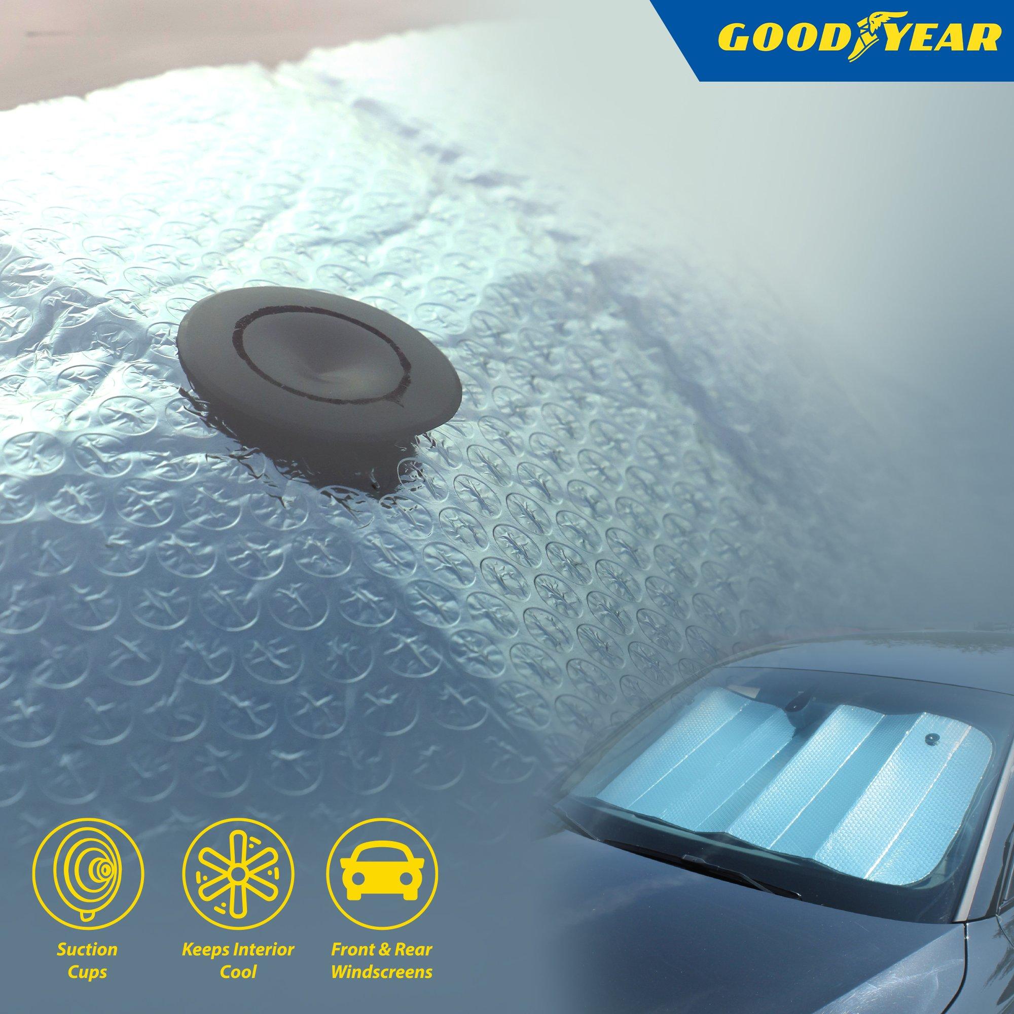 Silver - Goodyear - Goodyear Car Folding Sun Reflector - 7