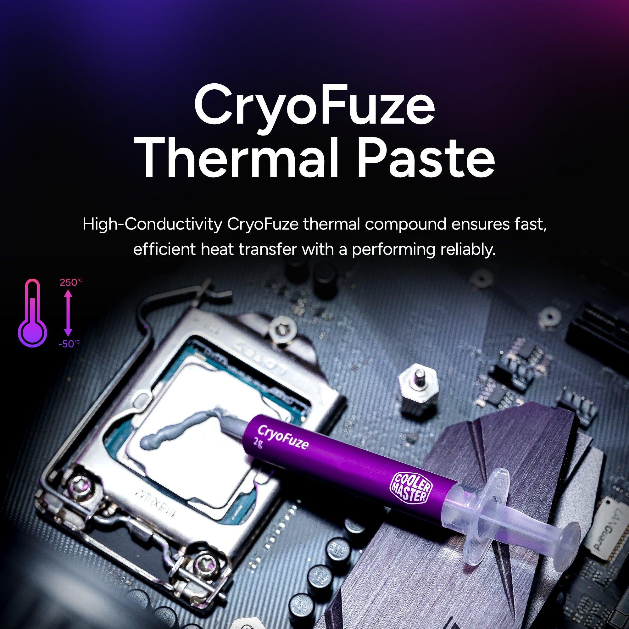 Schwarz - Cooler Master - MasterLiquid 240 Core II ARGB AIO CPU Liquid Cooler 240mm Intel AMD Black - 11
