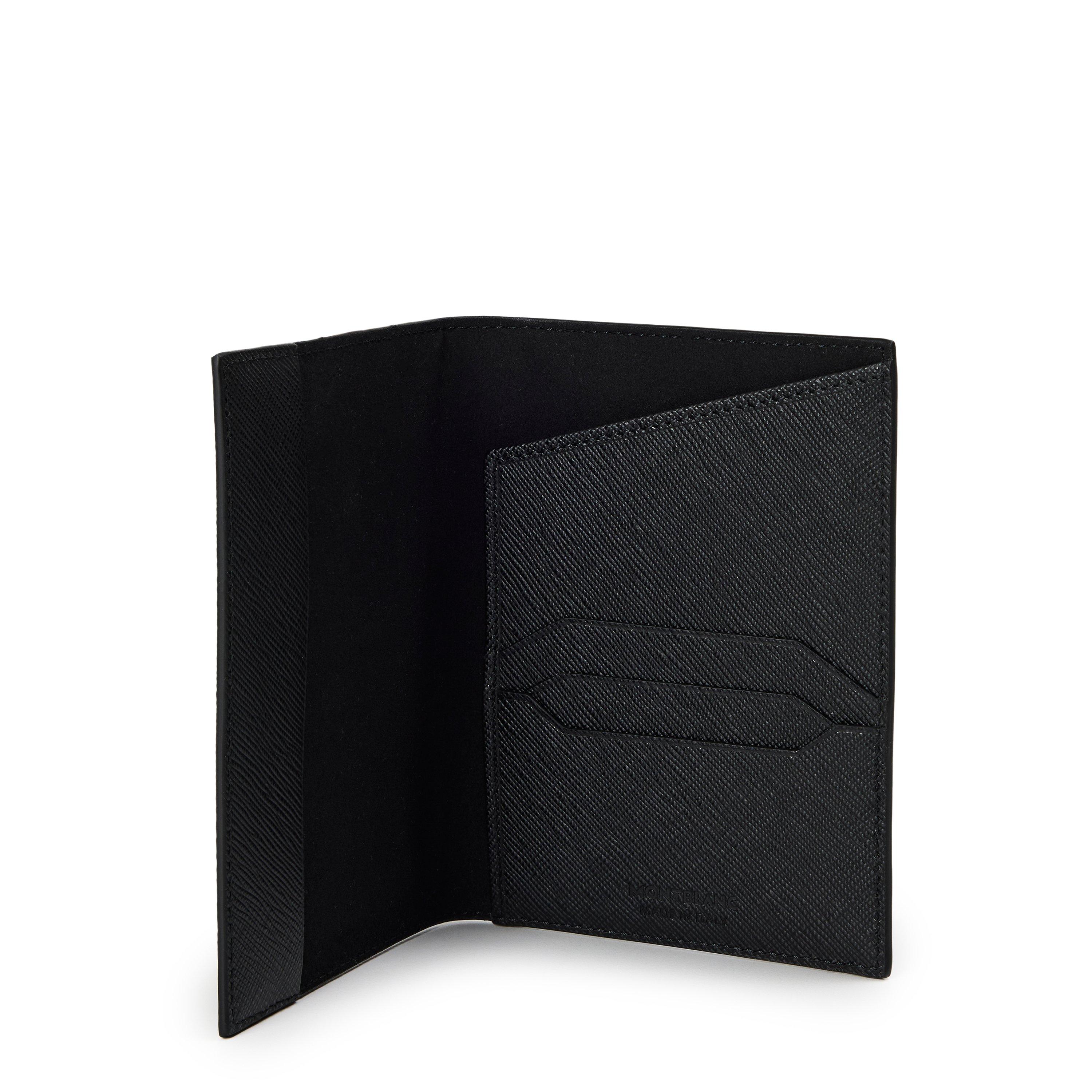 Black - Montblanc - MB Passport holder Sn63 - 4