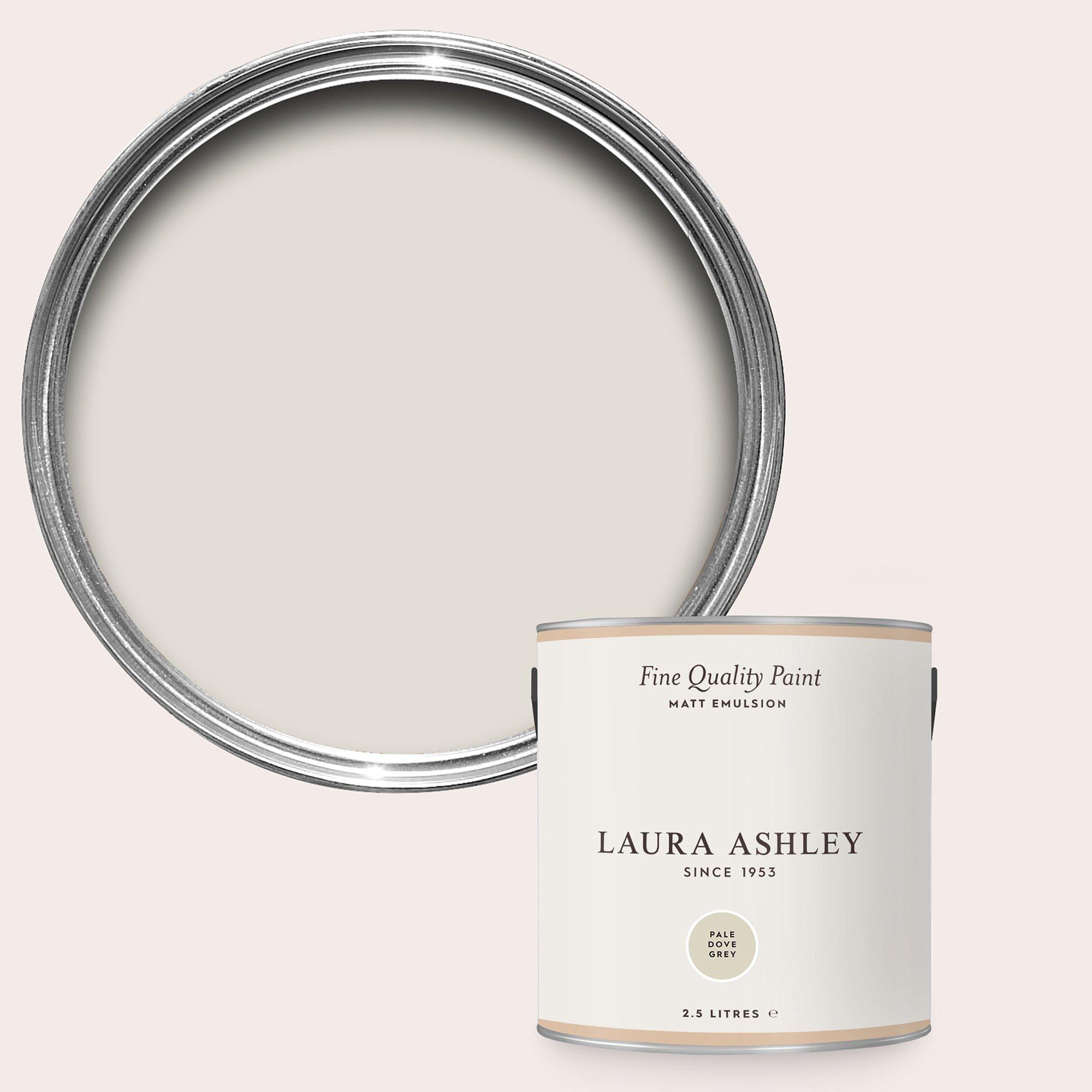 Pale Dove Grey - Laura Ashley - Laura Ashley Matt Emulsion Paint - Pale Dove Grey - 1