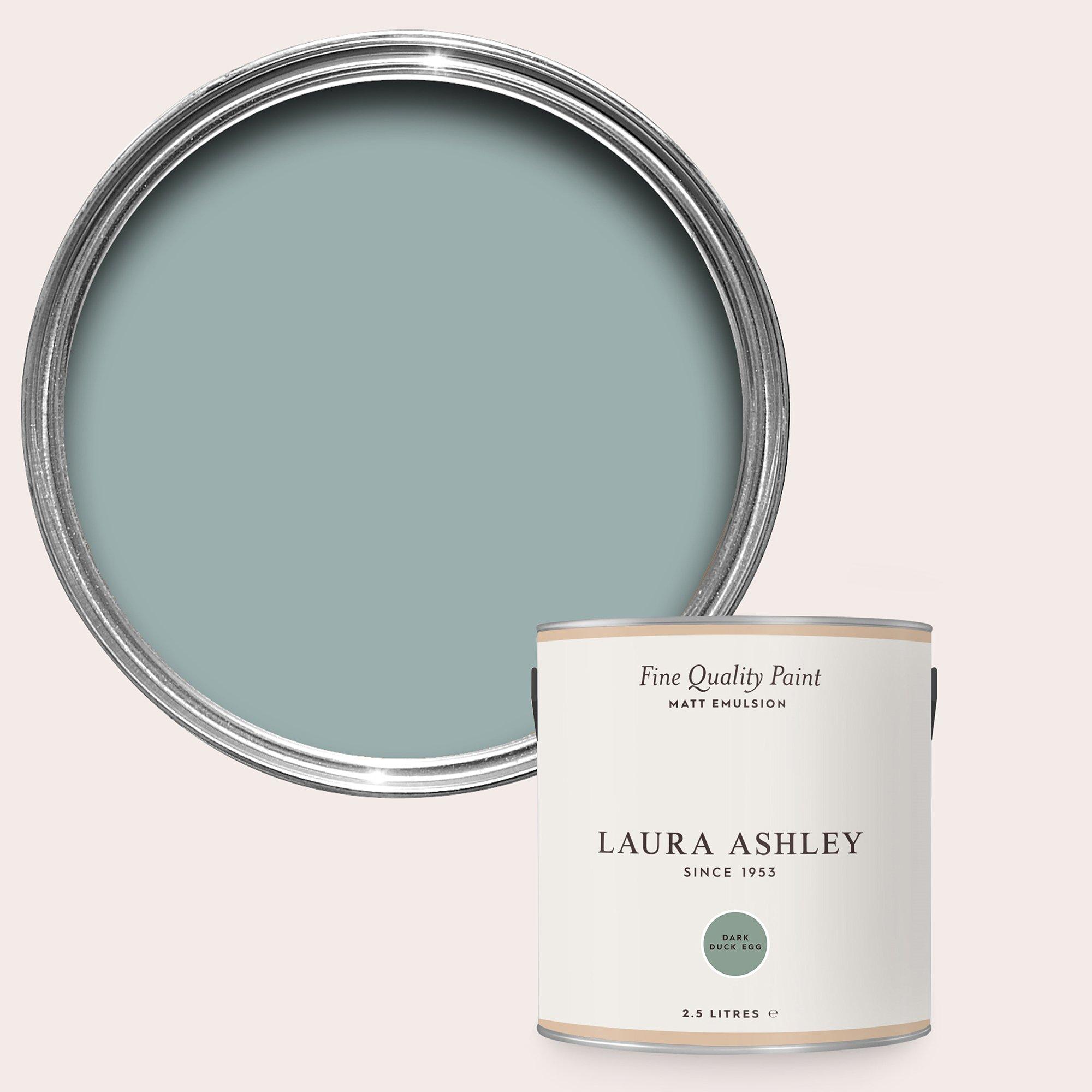 Dark Duck Egg - Laura Ashley - Laura Ashley Matt Emulsion Paint  - Dark Duck Egg - 1