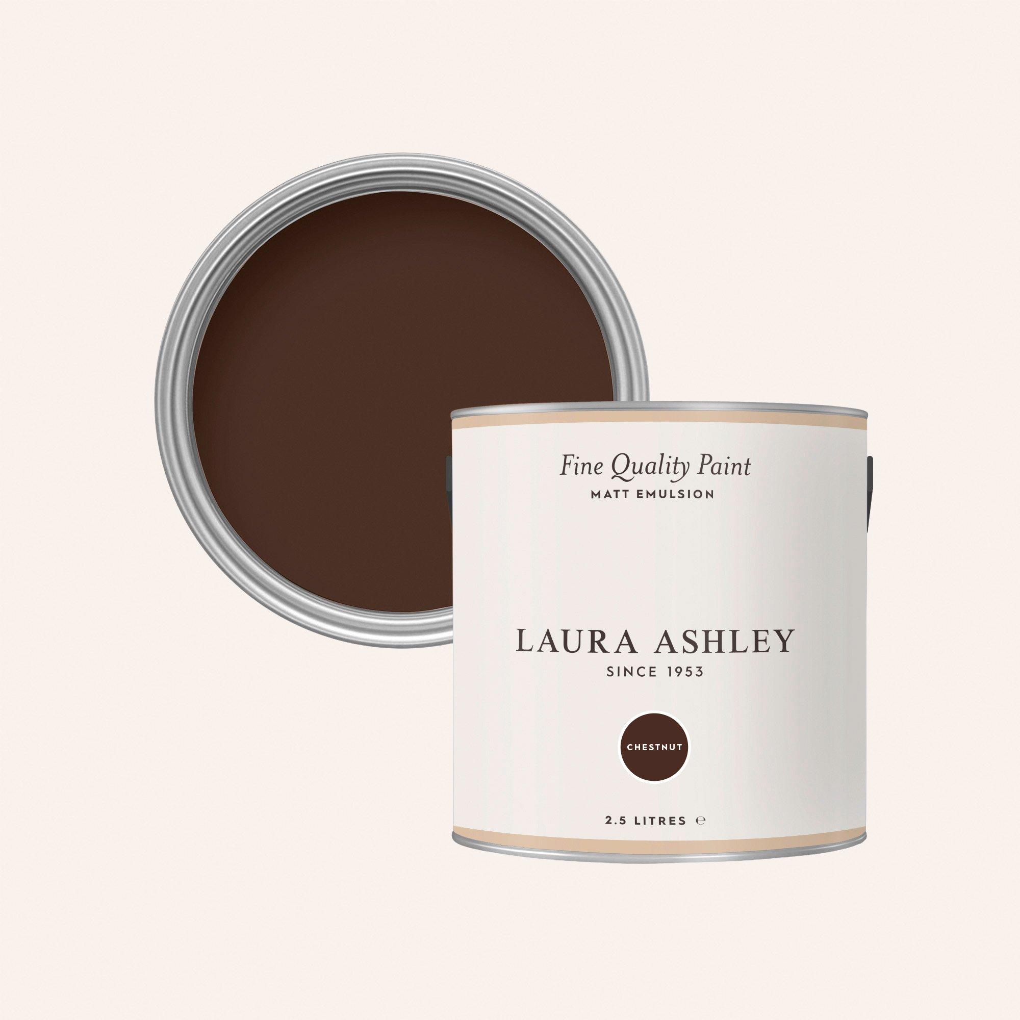 Chestnut - Laura Ashley - Laura Ashley Matt Emulsion Paint  - Chestnut - 1