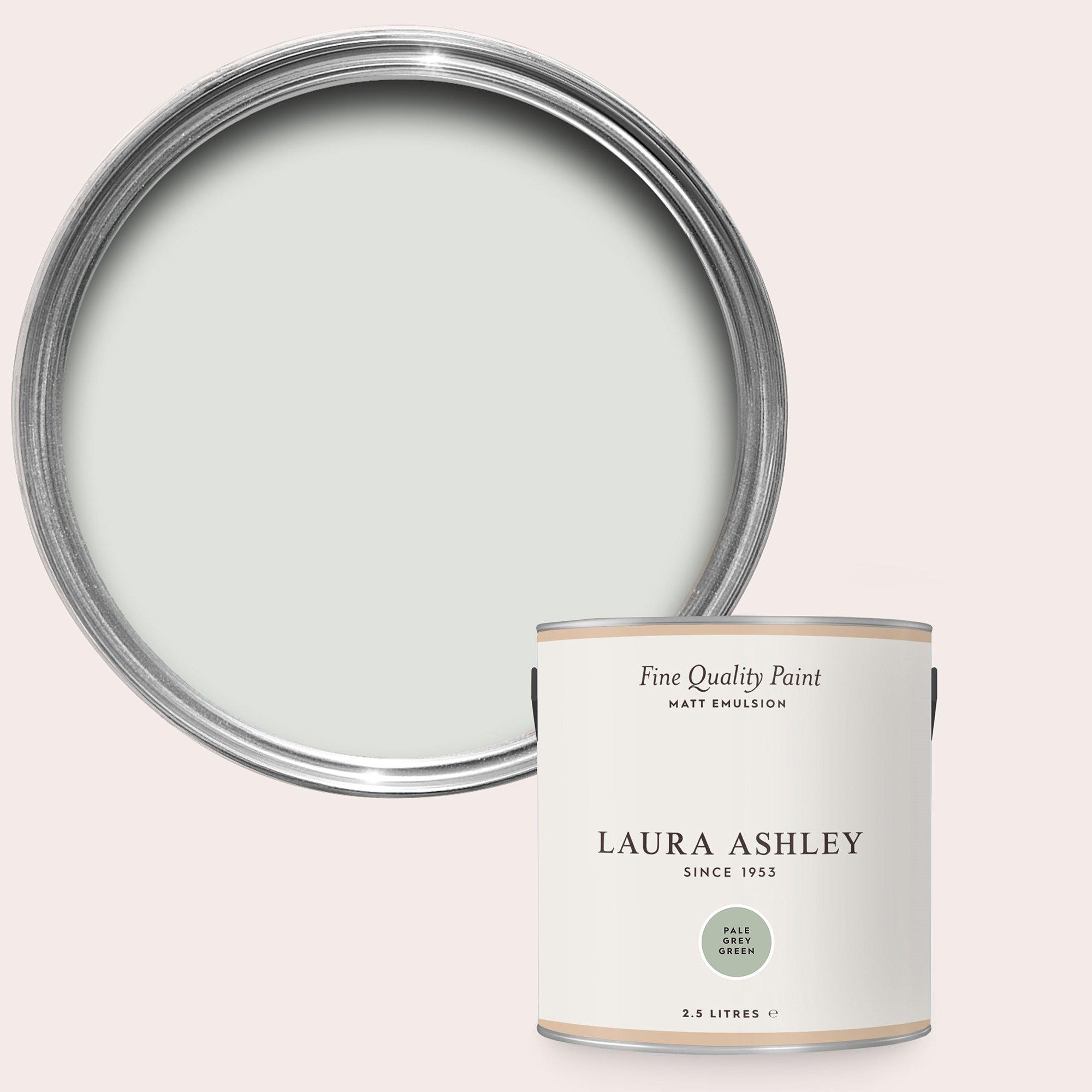 Pale Grey Green - Laura Ashley - Laura Ashley Matt Emulsion Paint  - Pale Grey Gree - 1