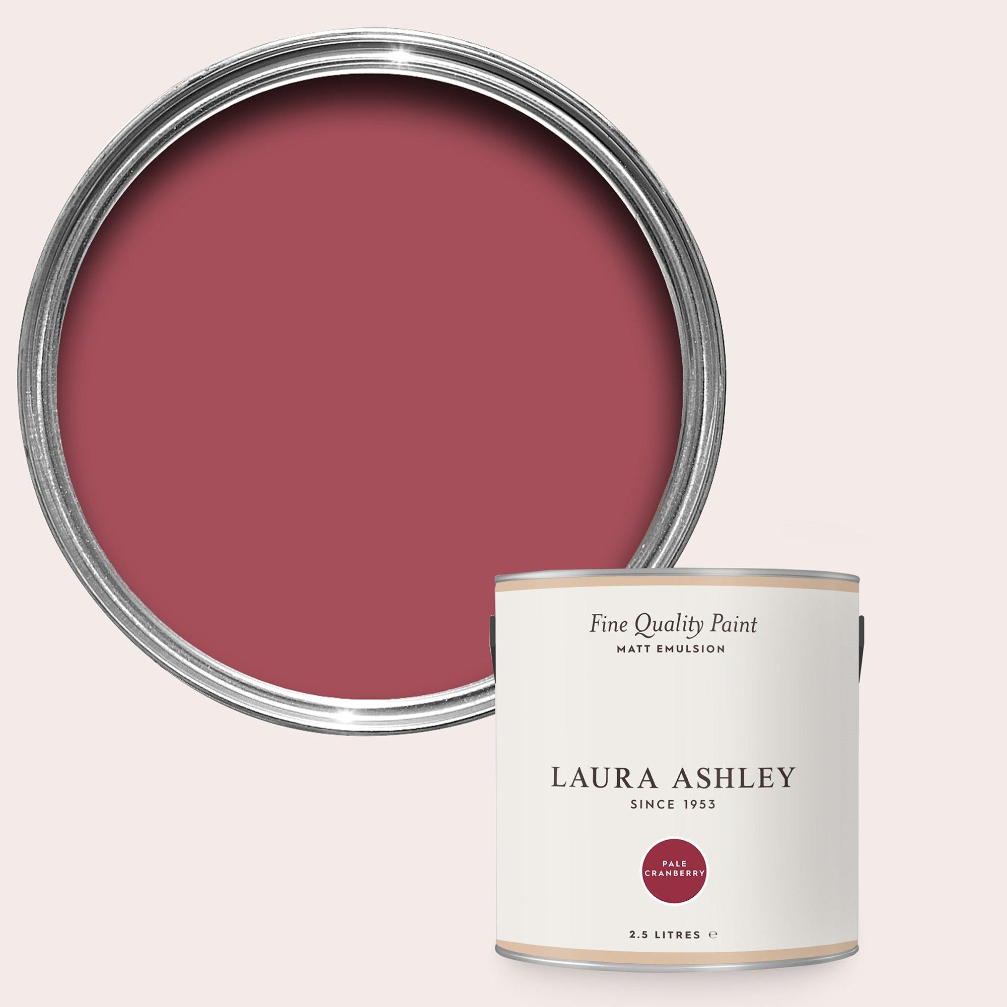 Laura Ashley  Matt Emulsion Paint - Pale Cranberry - 5L