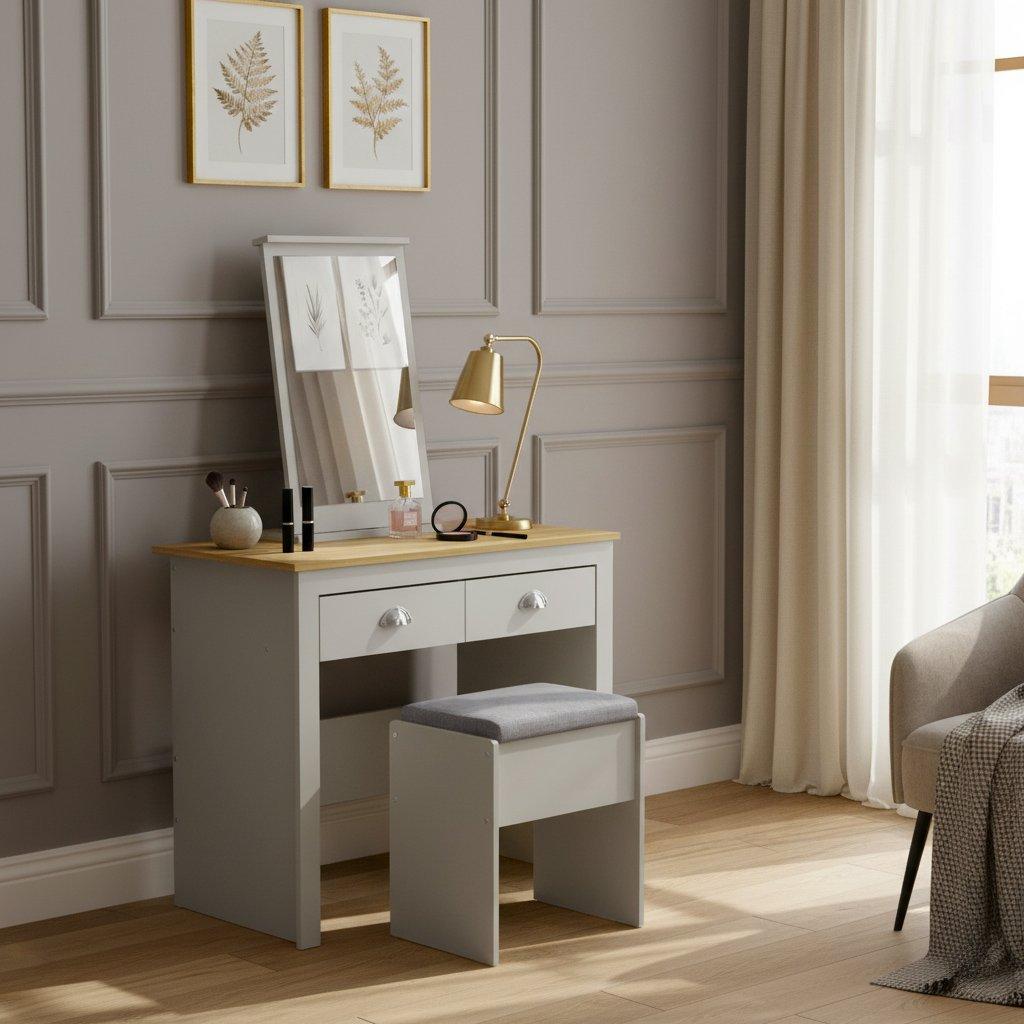 Jack Wills Lancaster 2 Drawer Dressing Table Set | Jack Wills UK Jack Wills Lancaster 2 Drawer Dressing Table Set | Jack Wills UK